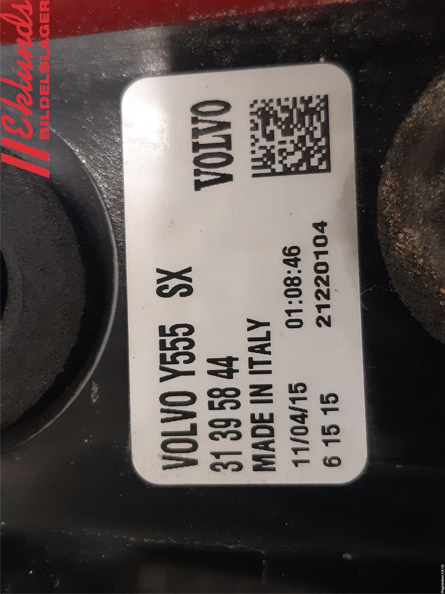 Volvo V40 12-19 Bakljus Vänster