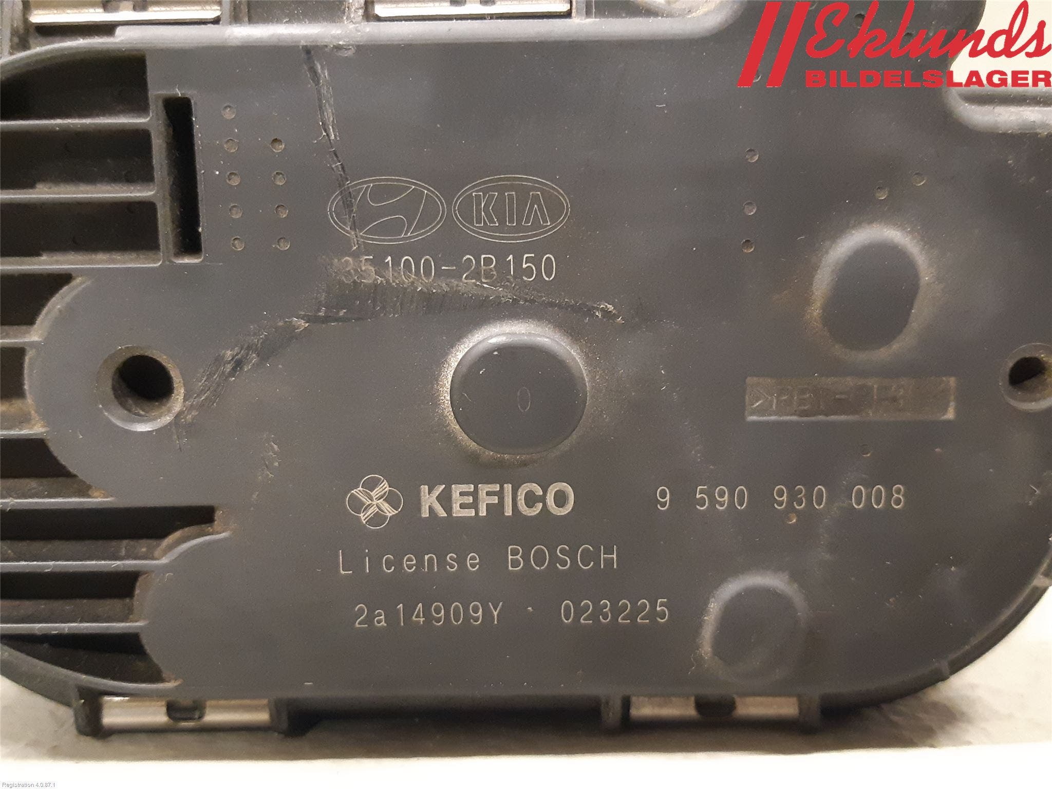 Kia RIO 12-16 Injspjällhus