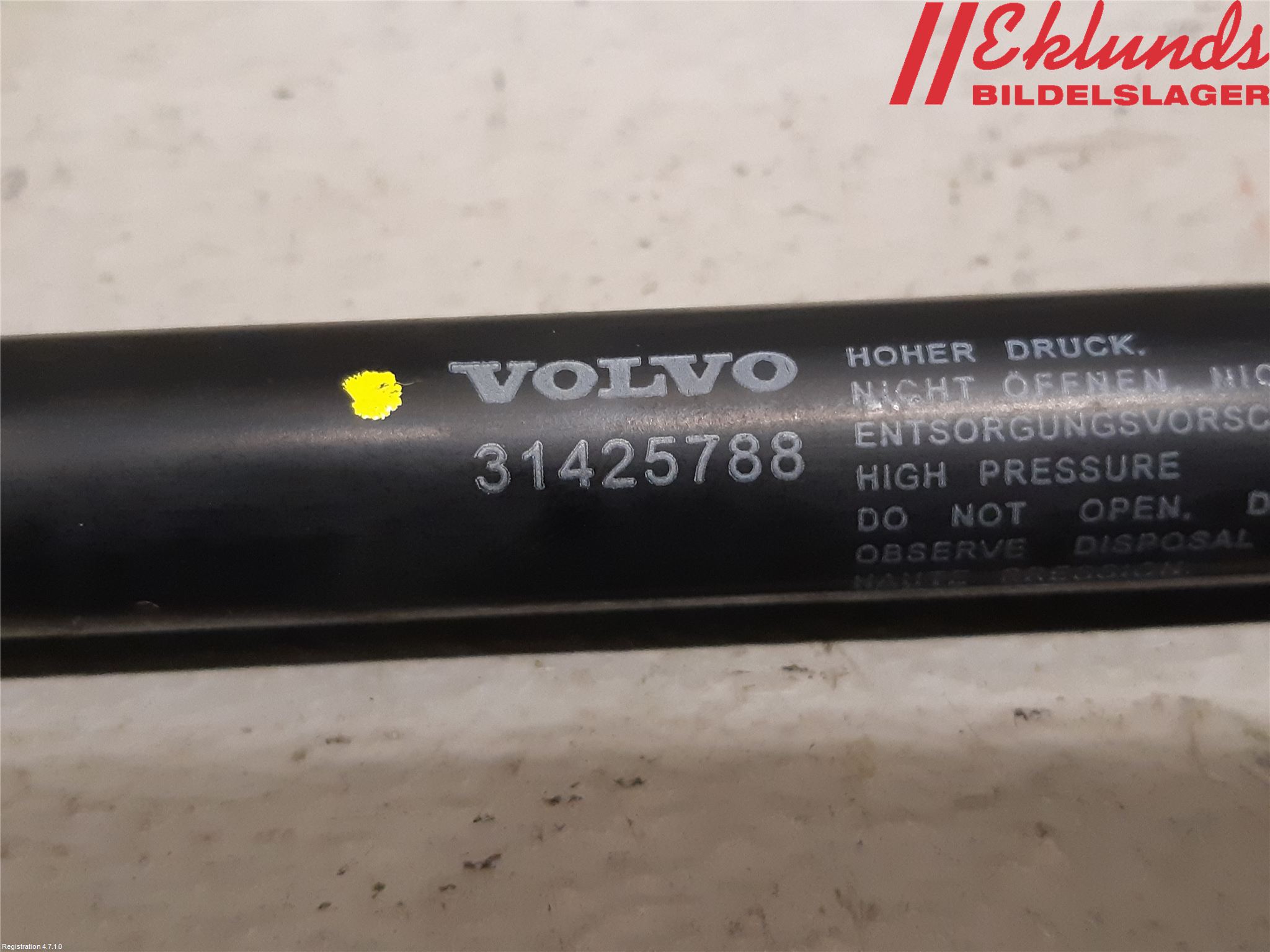 Volvo XC90/RECHARGE 16- Gasfjäder Motorhuv