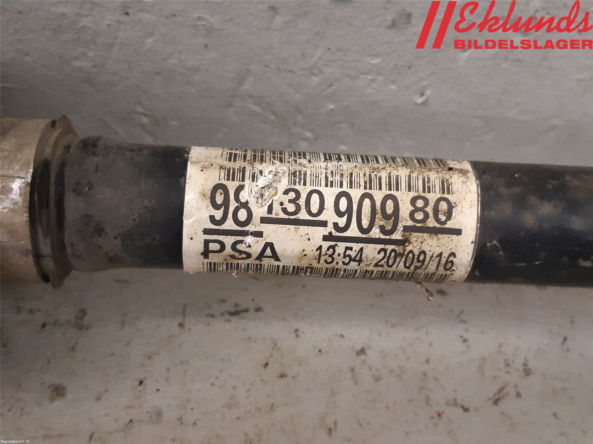 Peugeot EXPERT/E-EXPERT 17- Drivaxel Fram Höger