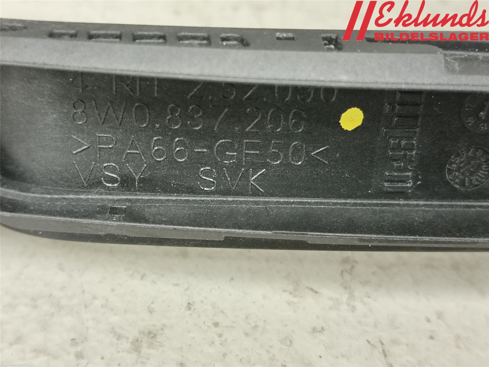 Audi A4/S4 B9 20- Dörrhandtag Yttre Hö