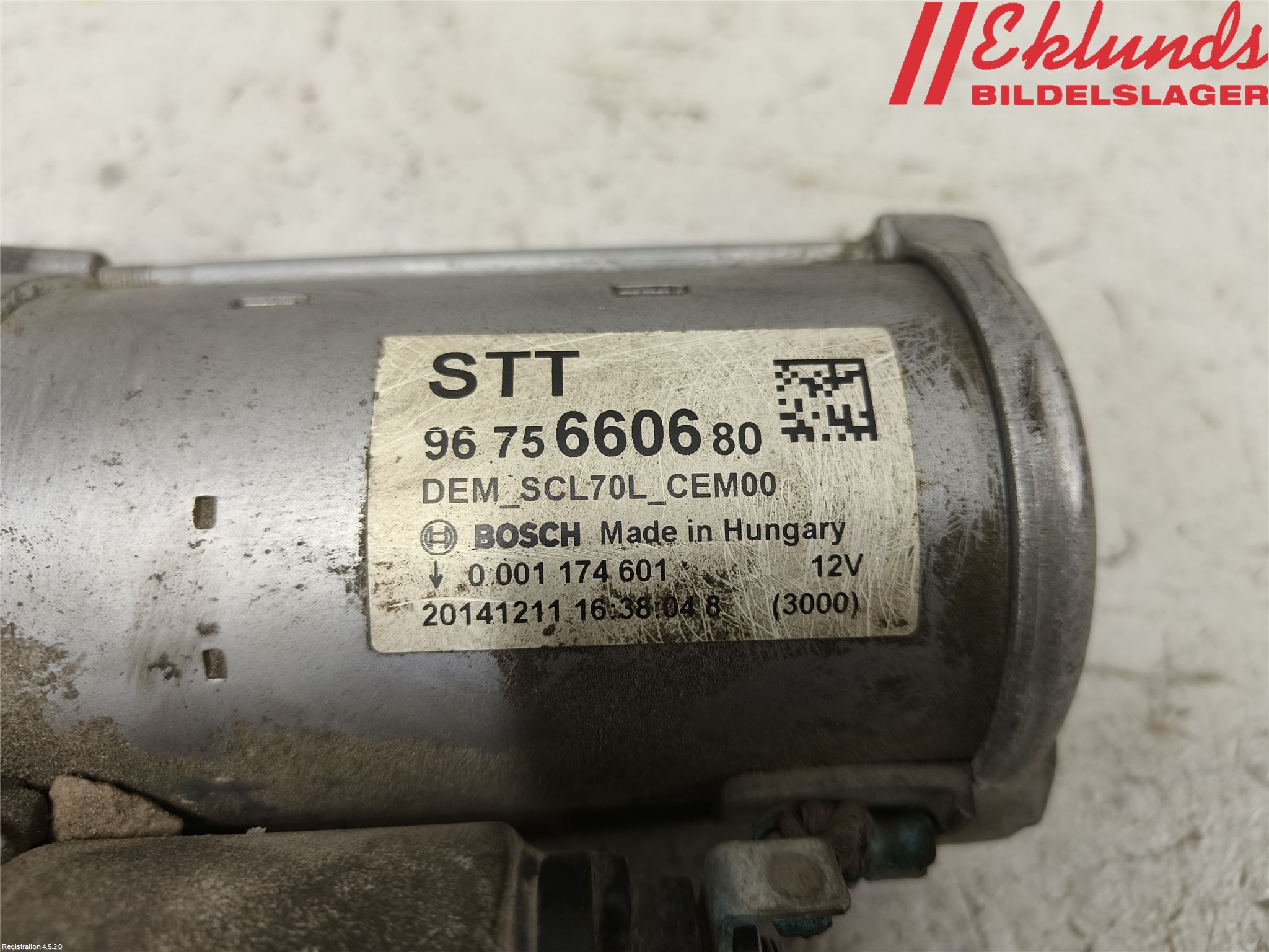 Citroen C4 CACTUS 14-20 Startmotor Diesel