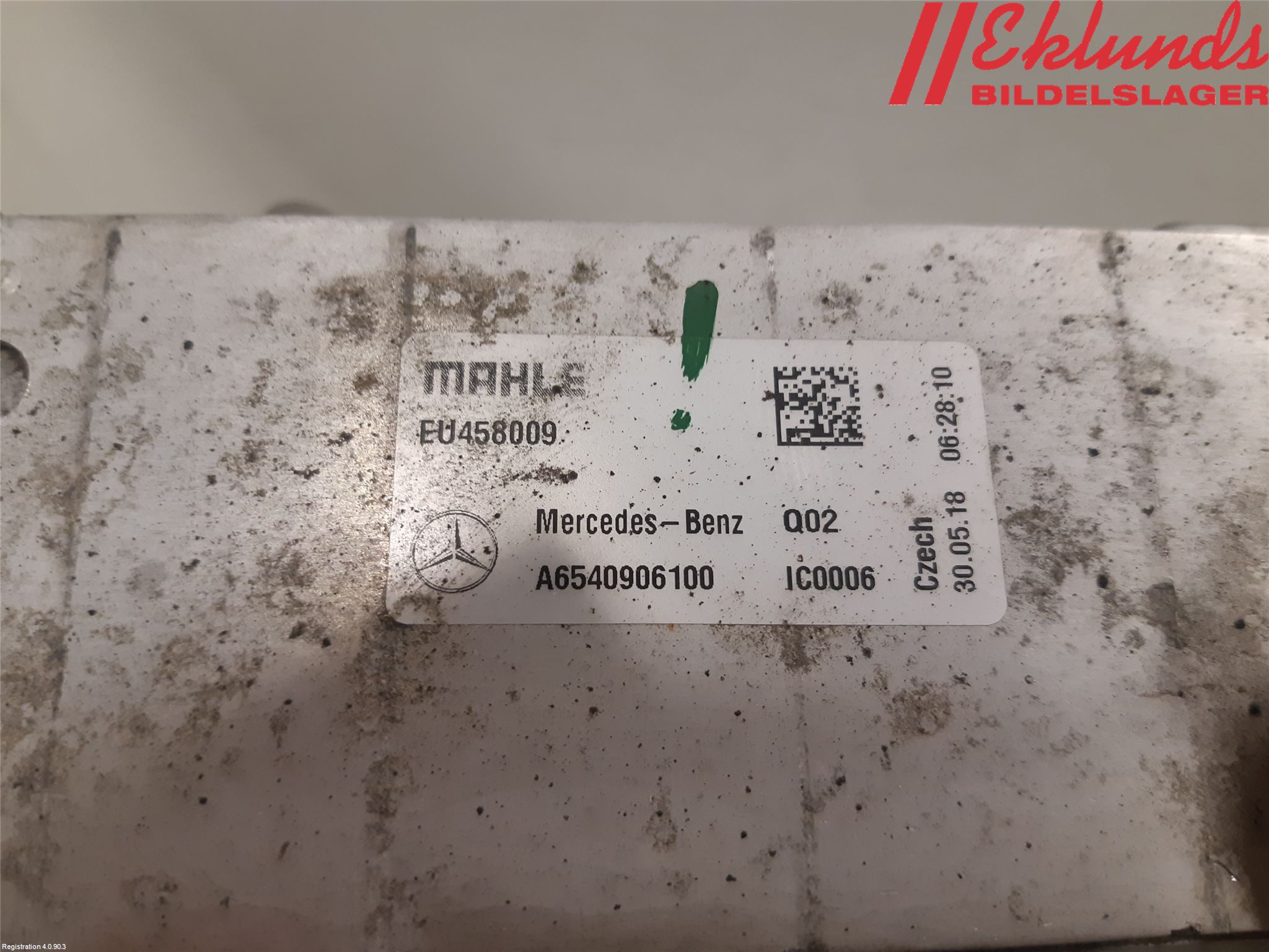 Mercedes-Benz MB E-KLASS (W213) 16-23 Laddluft-Intercooler Kyl