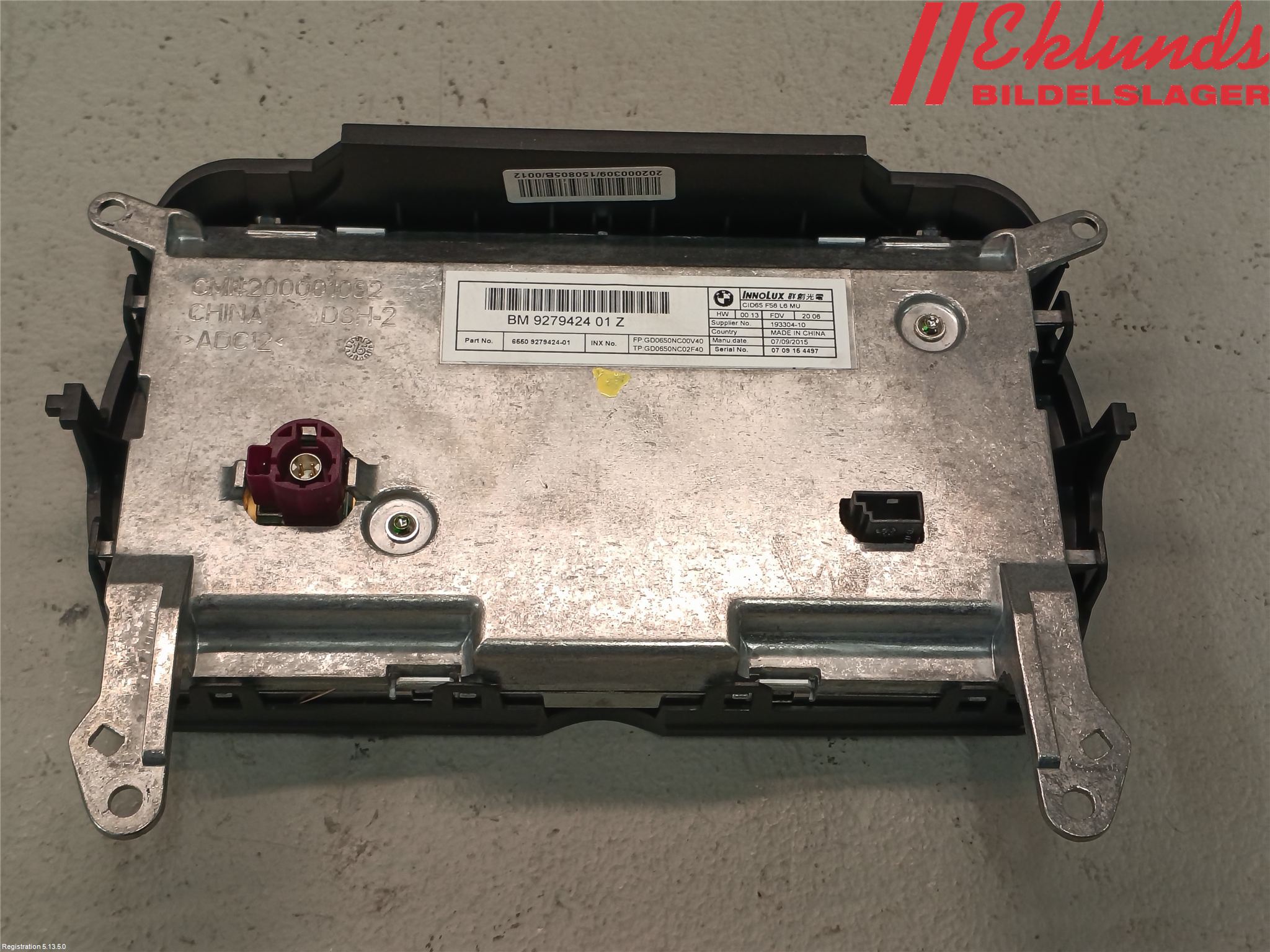 Mini ONE/COOPER 3DR F56 14-24 Cd Radio - Multimediapanel