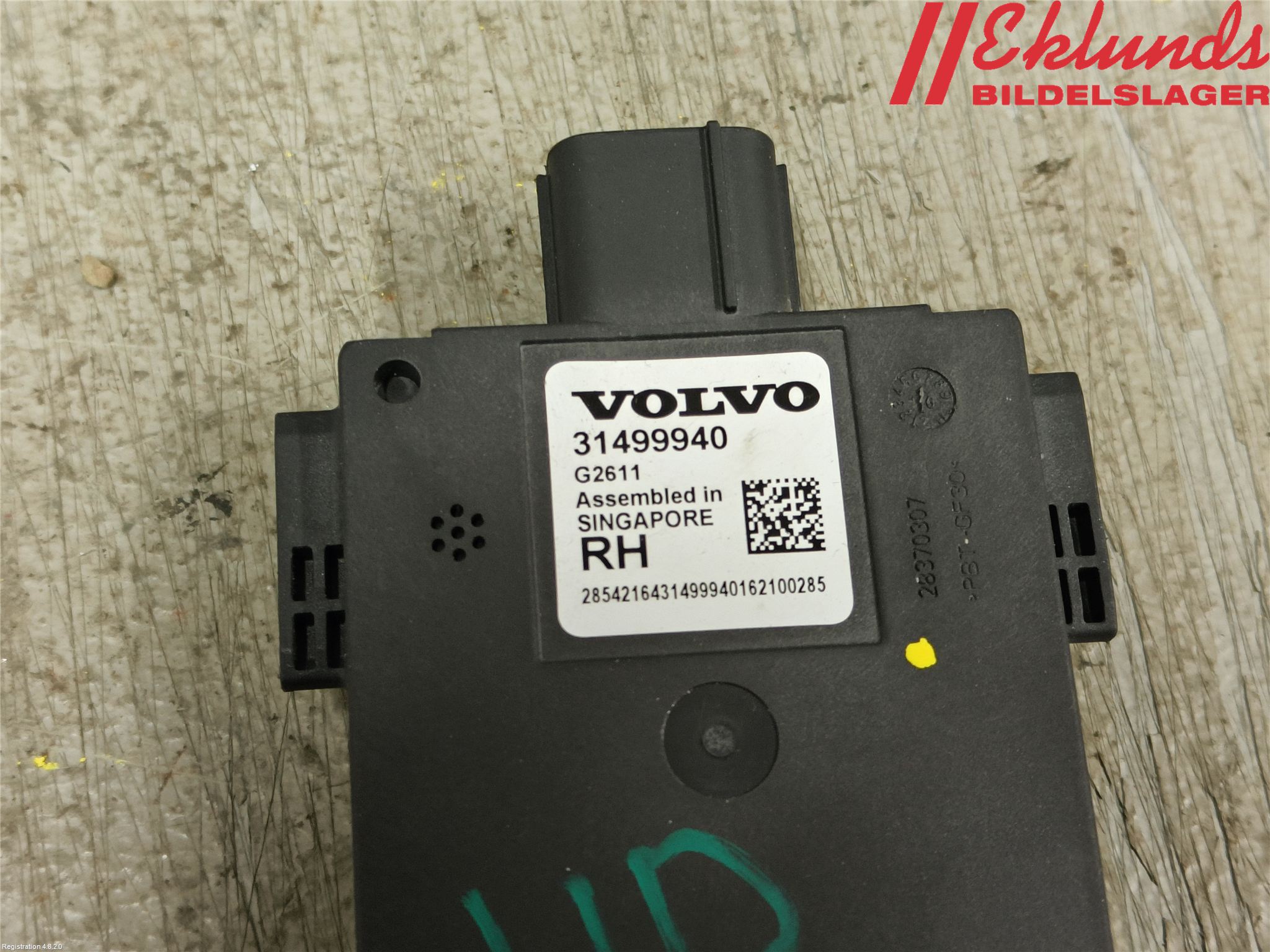 Volvo XC90/RECHARGE 16- Sensor Aktivt Kollisionsskydd