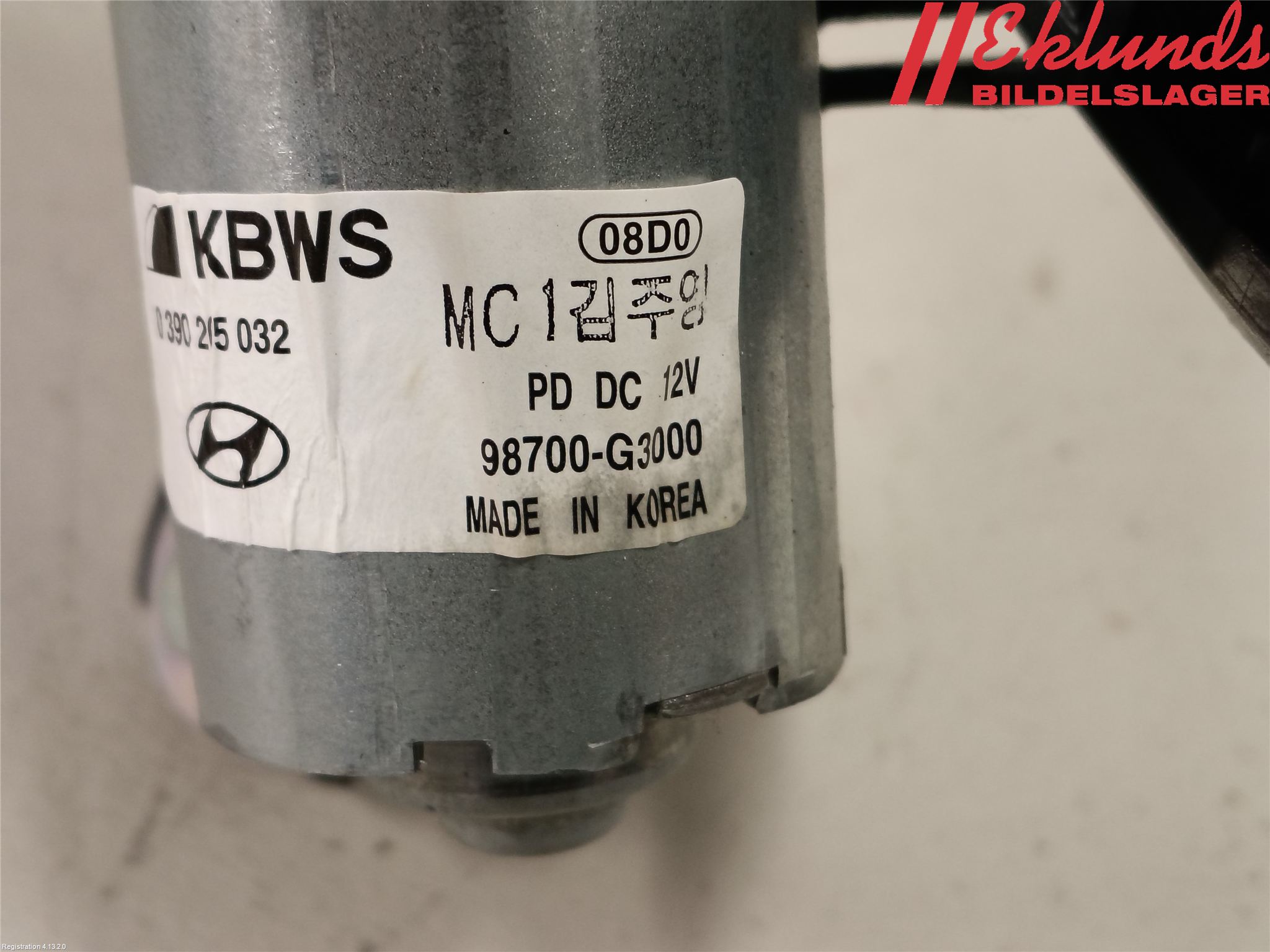 Hyundai i30 PD 17- Torkarmotor Baklucka
