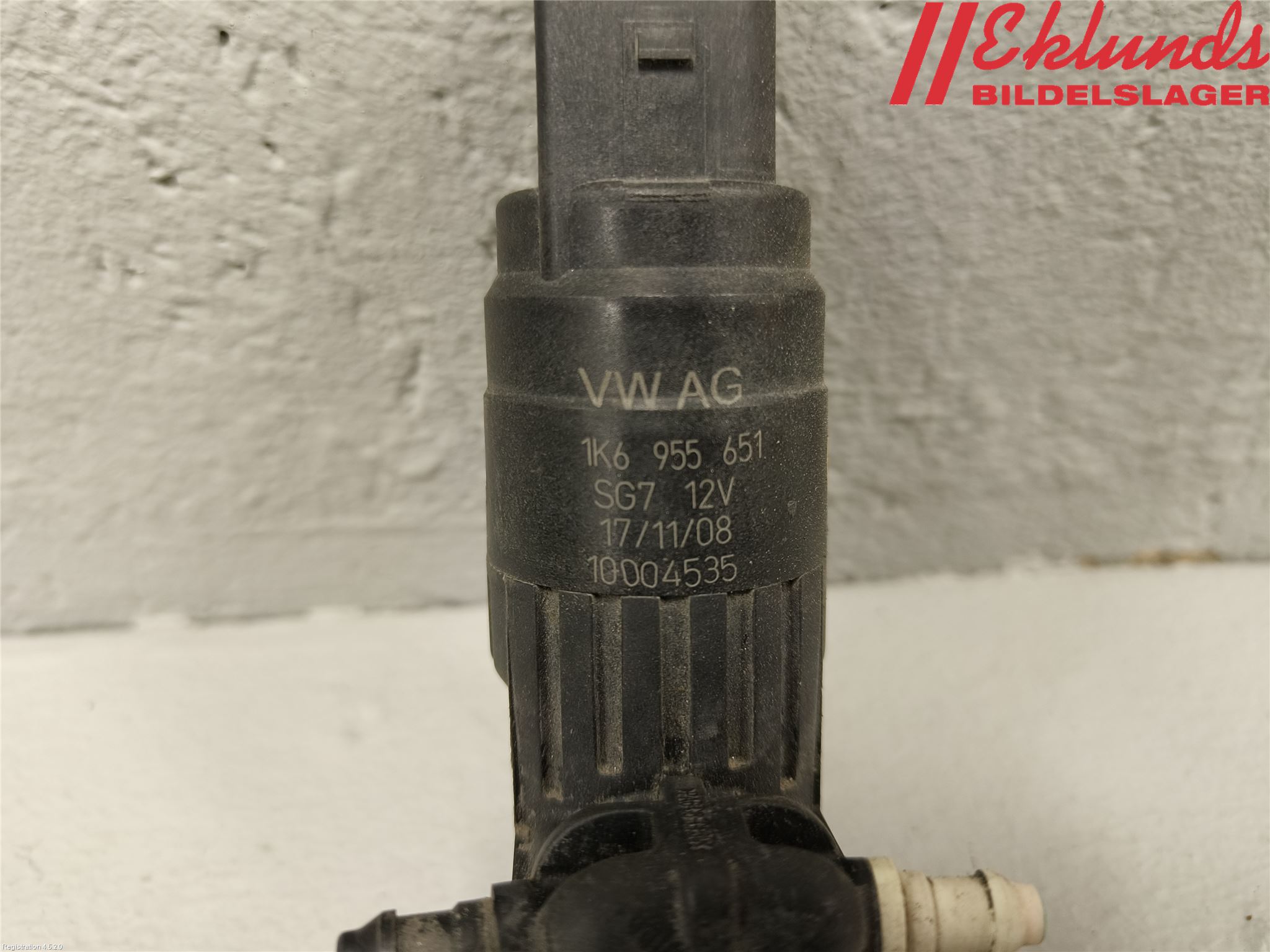 Volkswagen VW GOLF VI 09-13 Spolarpump Vindruta