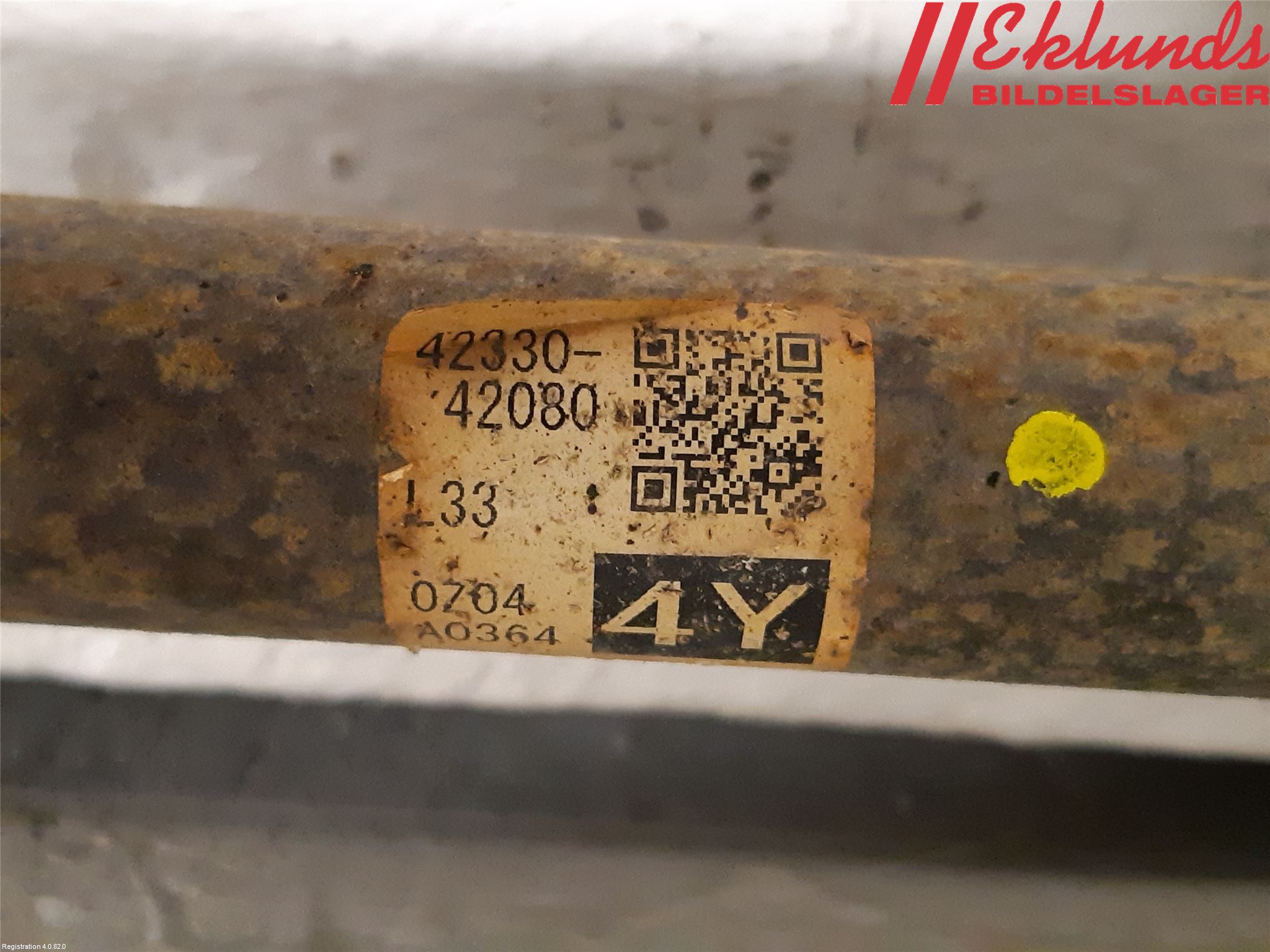 Toyota RAV4 19- Drivaxel Bak Höger