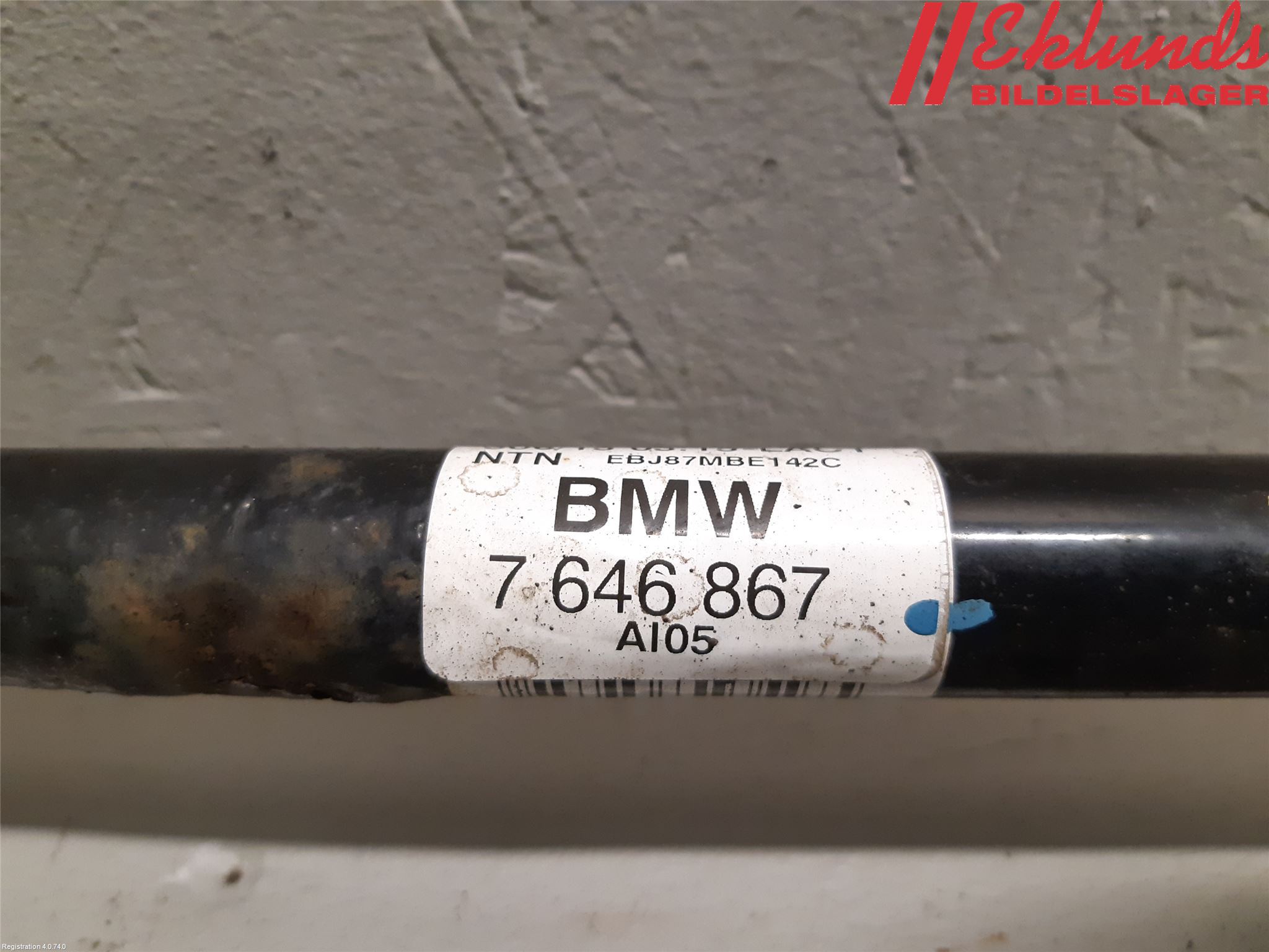 BMW 2 F45 Active Tourer 14-21 Drivaxel Bak Vänster