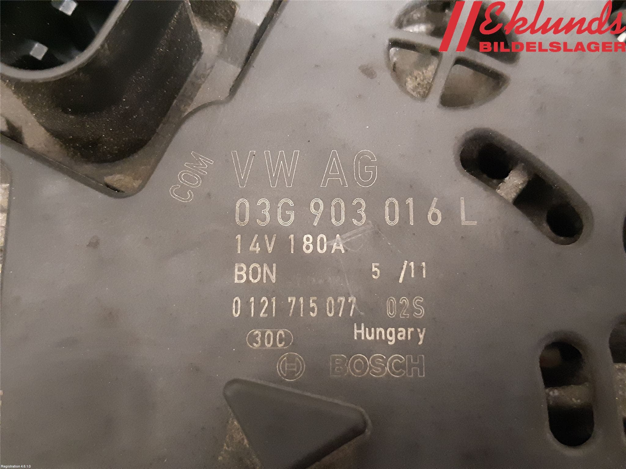 Audi A6/S6 05-11 Generator