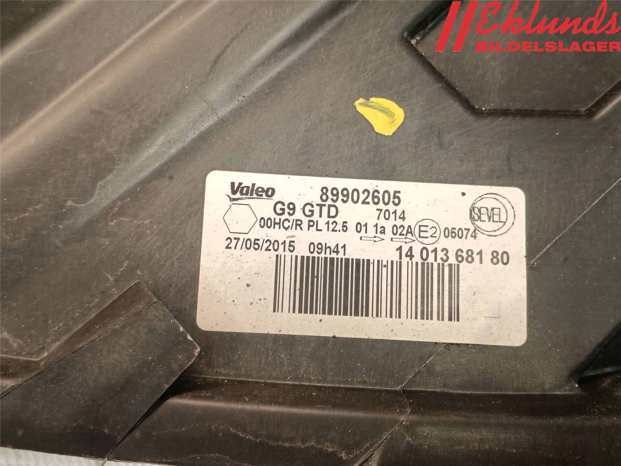Peugeot EXPERT 07-14 Strålkastare Vänster