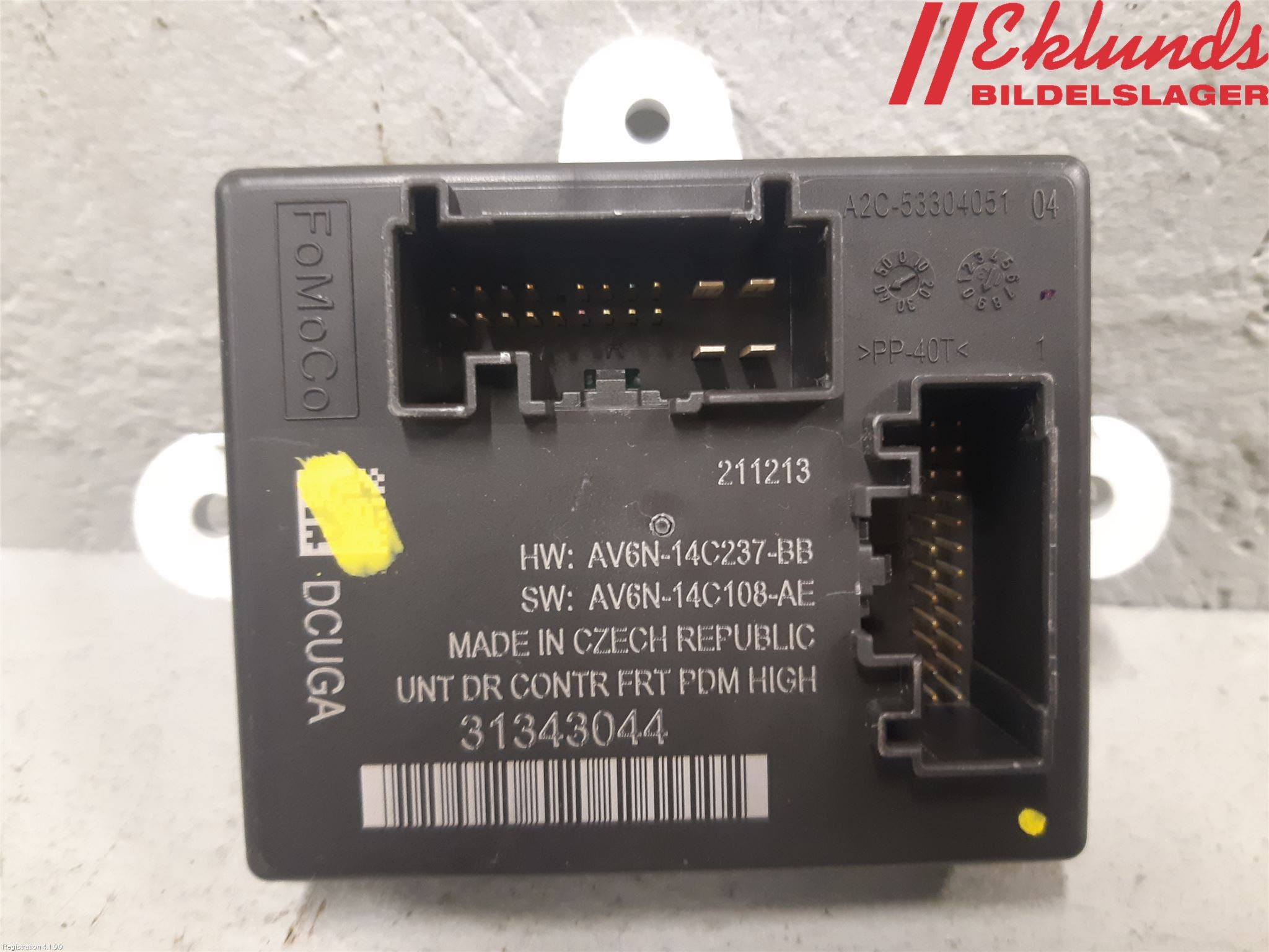 Volvo V40 12-19 Styrenhet Dörr