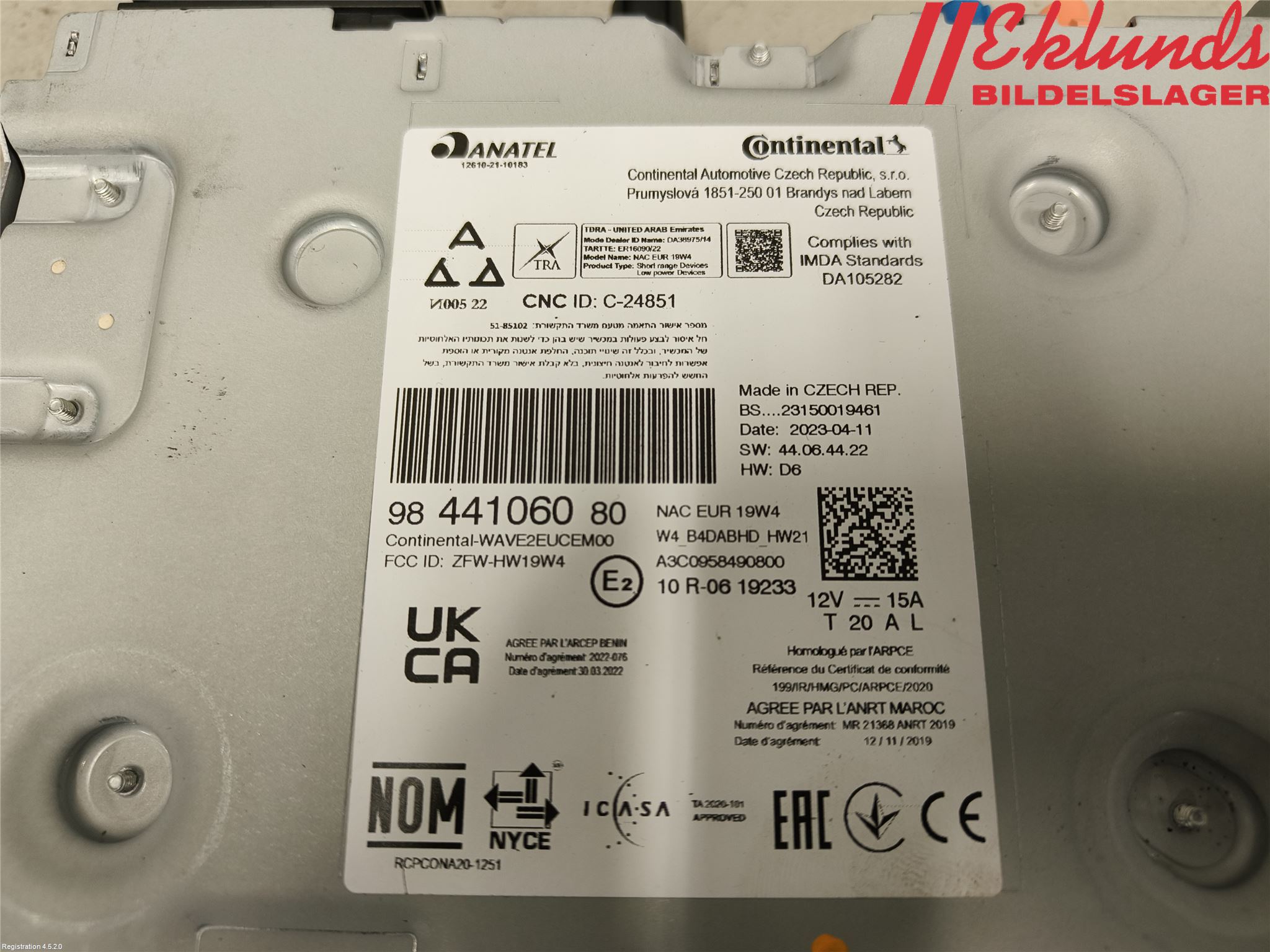 Peugeot 2008/E-2008 20- Cd Radio - Multimediapanel