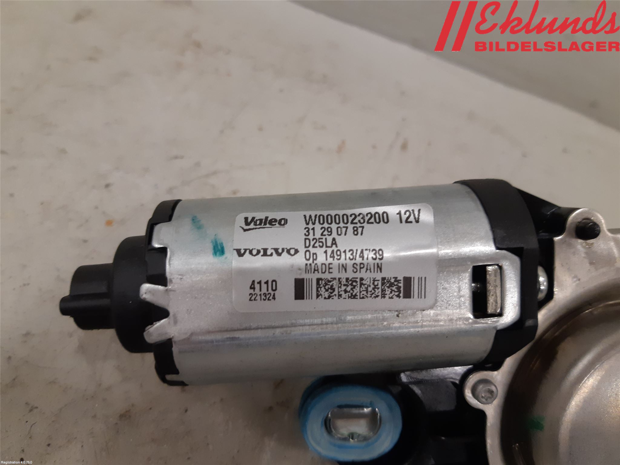 Volvo V70 08-13 Torkarmotor Baklucka