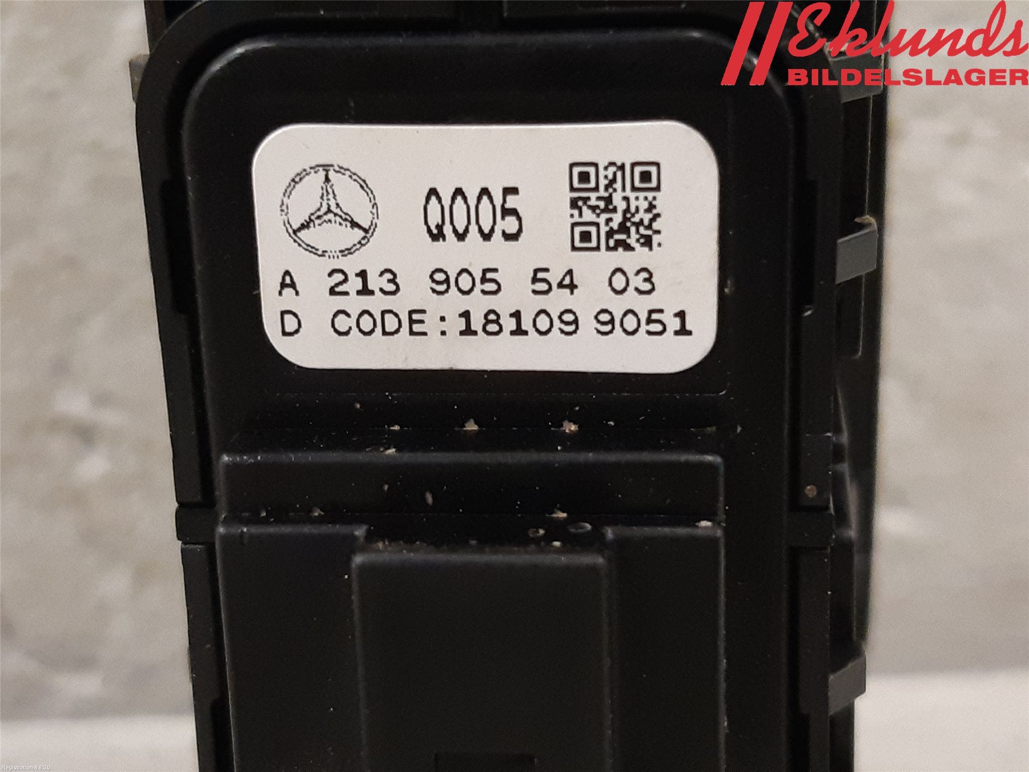 Mercedes-Benz MB E-KLASS (W213) 16-23 Strömställare Baklucka