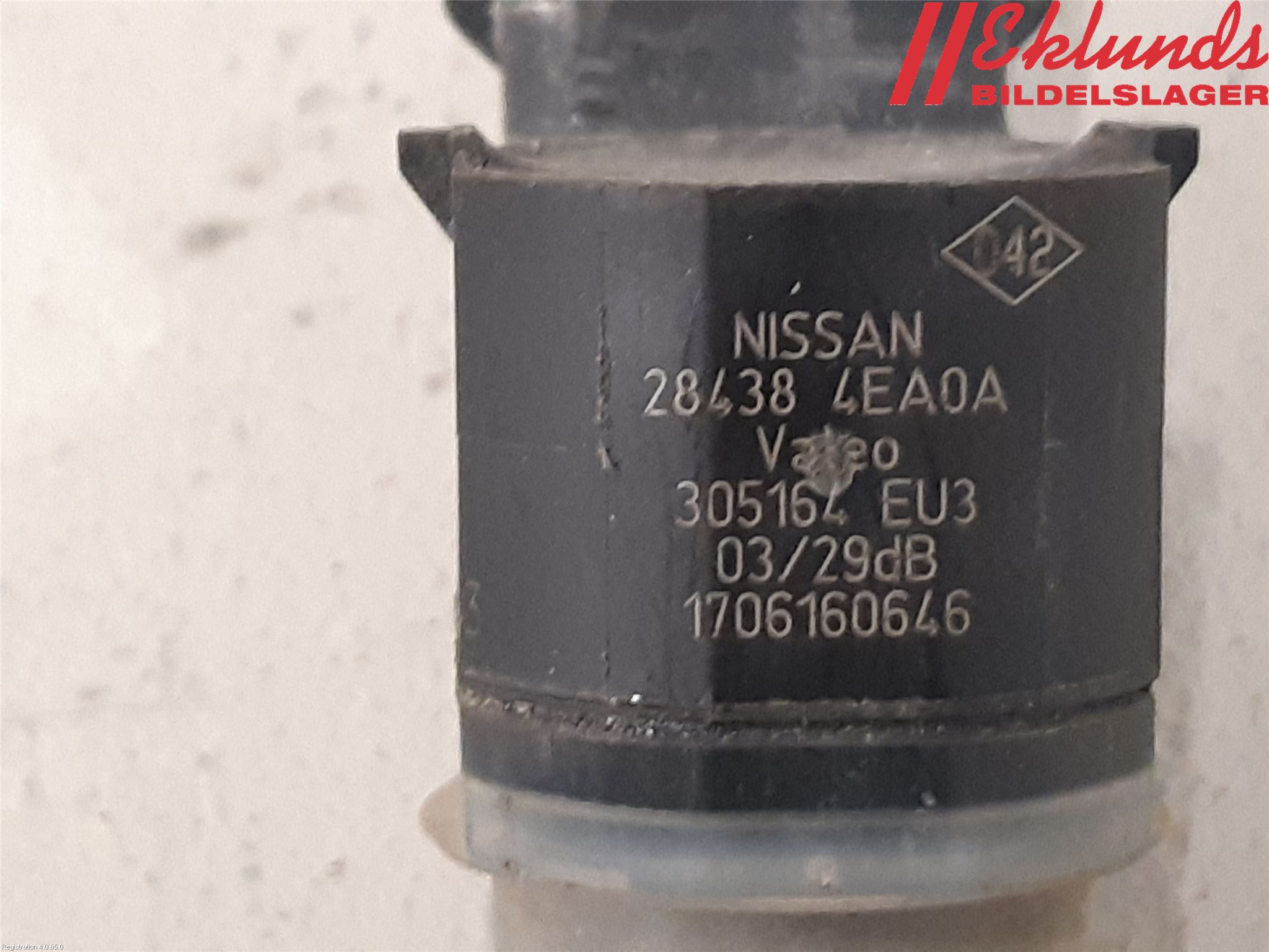 Nissan QASHQAI 14-17 Parkeringshjälp Backsensor