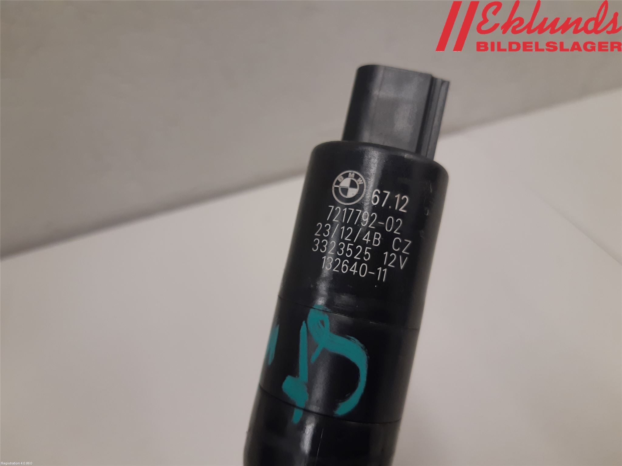 BMW 3 F30/F31/F80 12-19 Spolarpump Högtryck