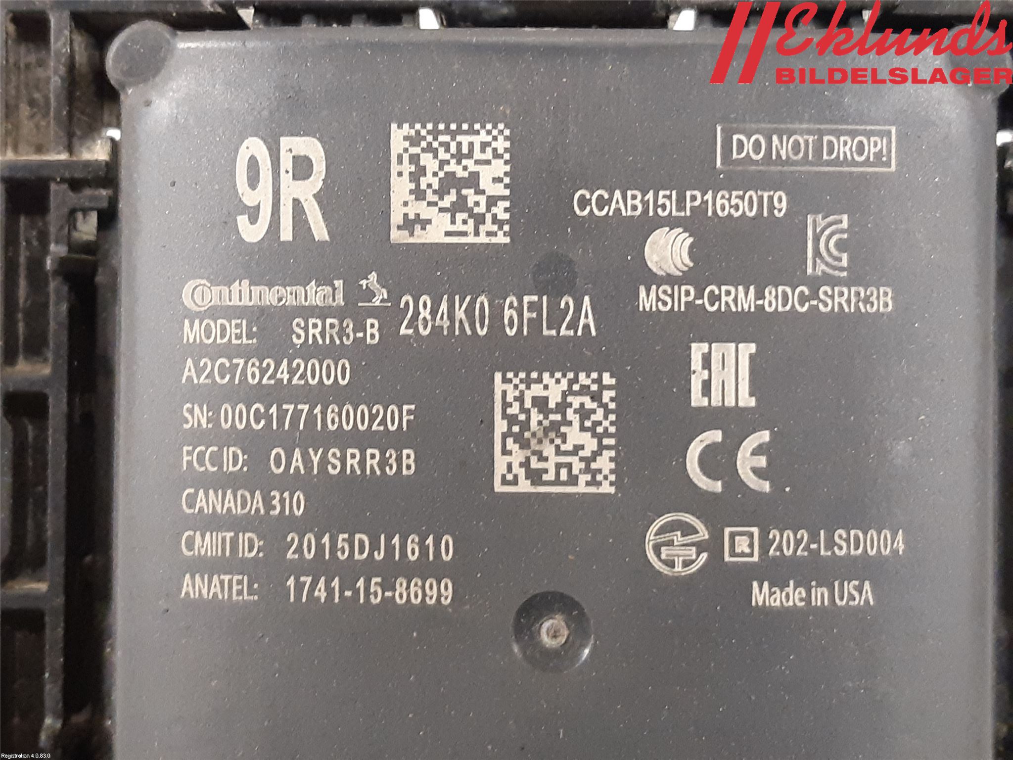 Nissan X-TRAIL 14-21 Sensor Aktivt Kollisionsskydd