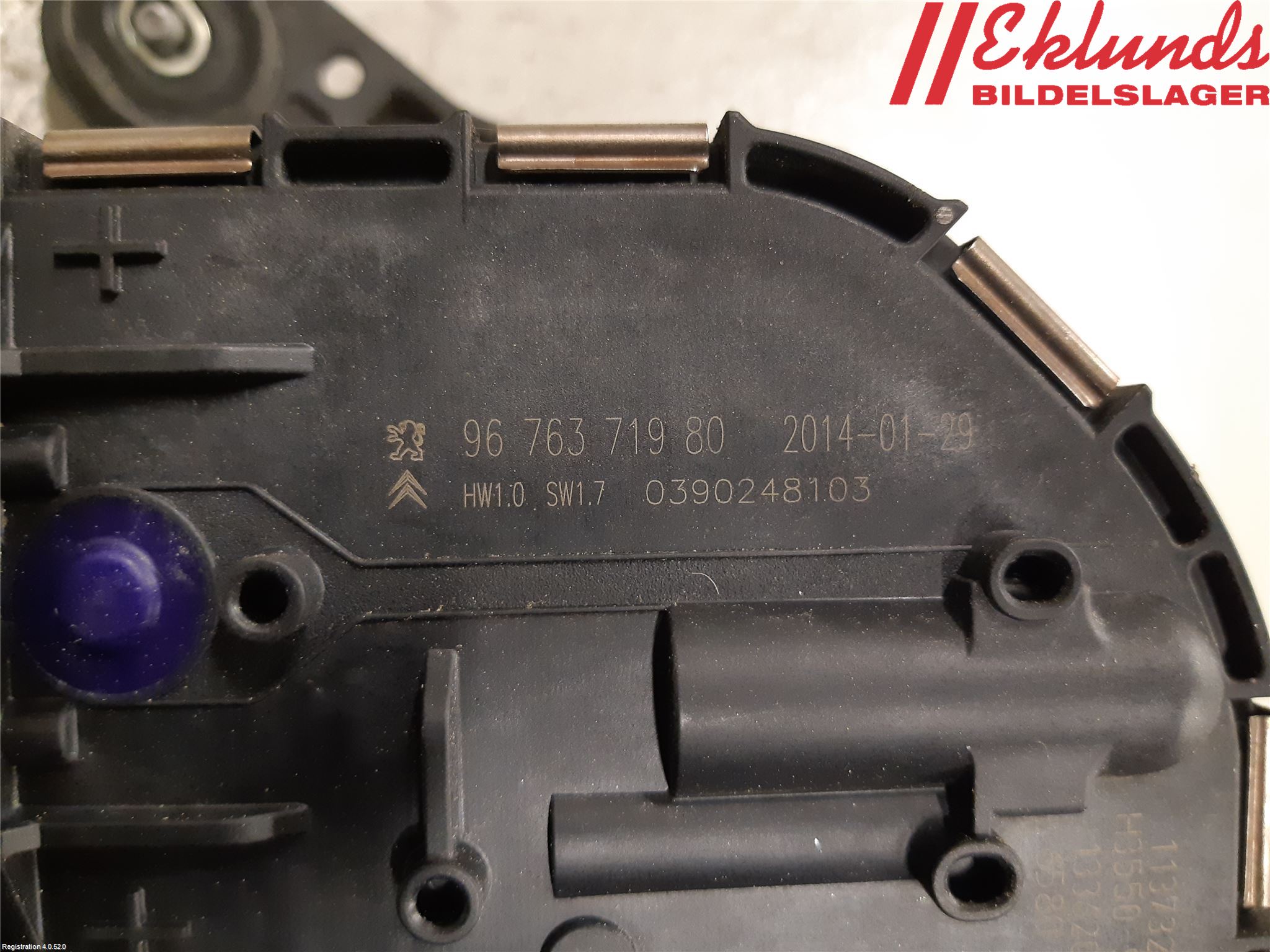 Citroen C4 GRAND PICASSO 14-18 Torkarmotor Vindruta