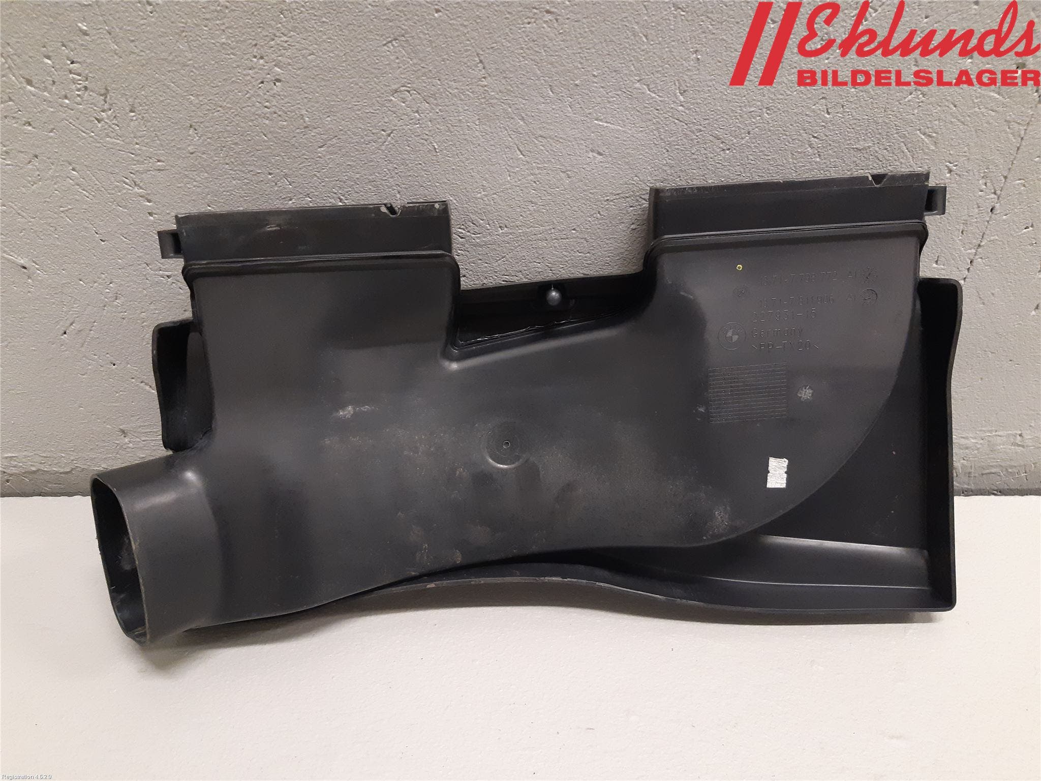 BMW 3 E90/91 SED/TOU 05-12 Deflektor Plåt-Plast Kylning