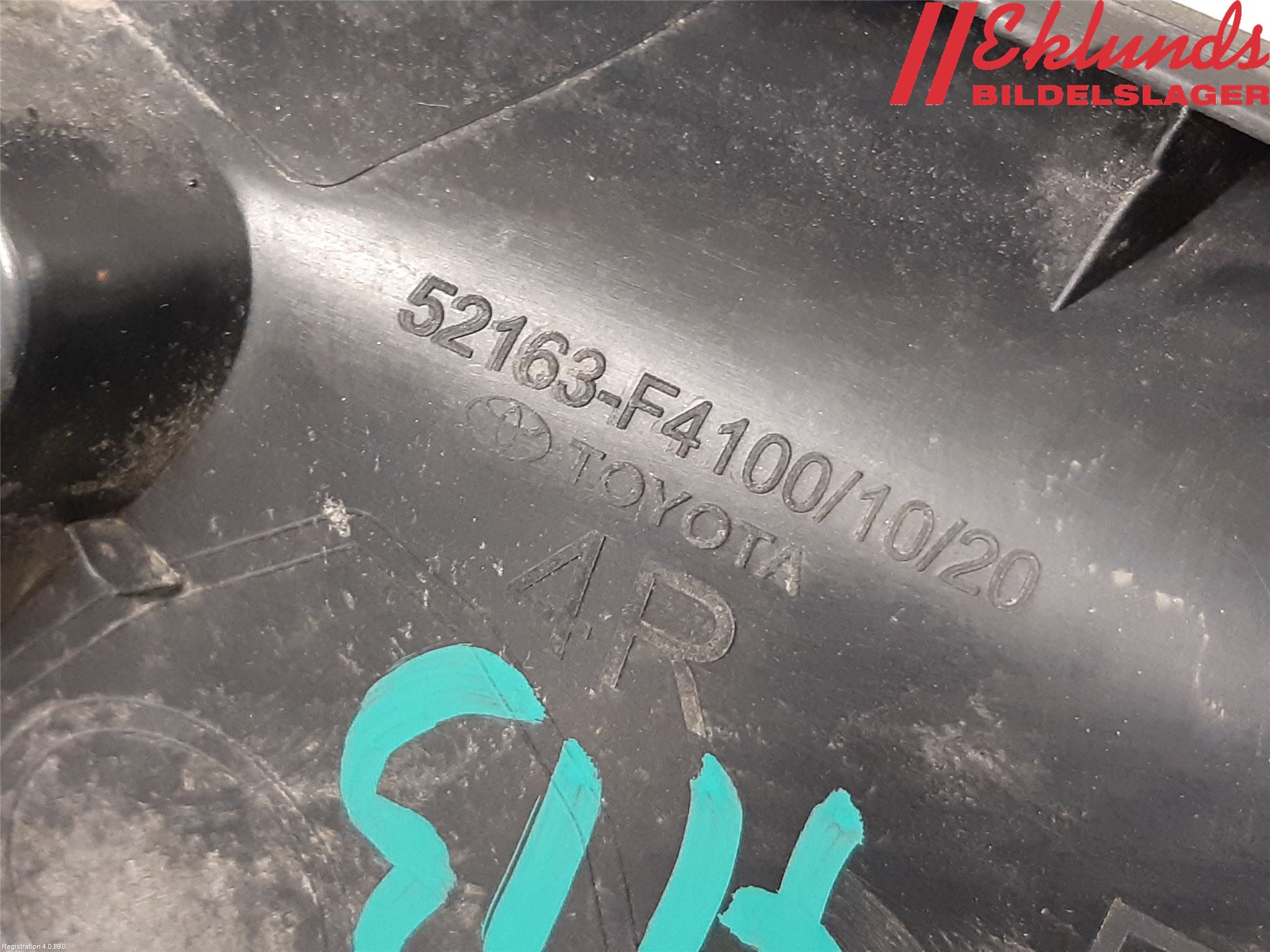 Toyota C-HR 16-23 Stöt Utfyllnad-List-Grill