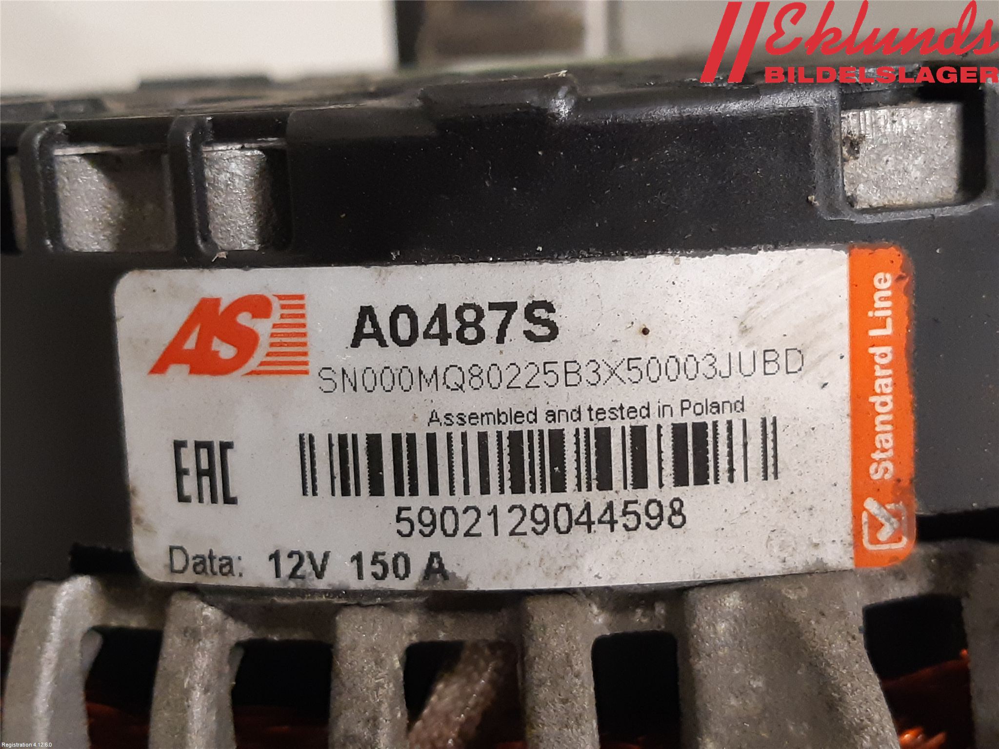 Volvo V70 08-13 Generator