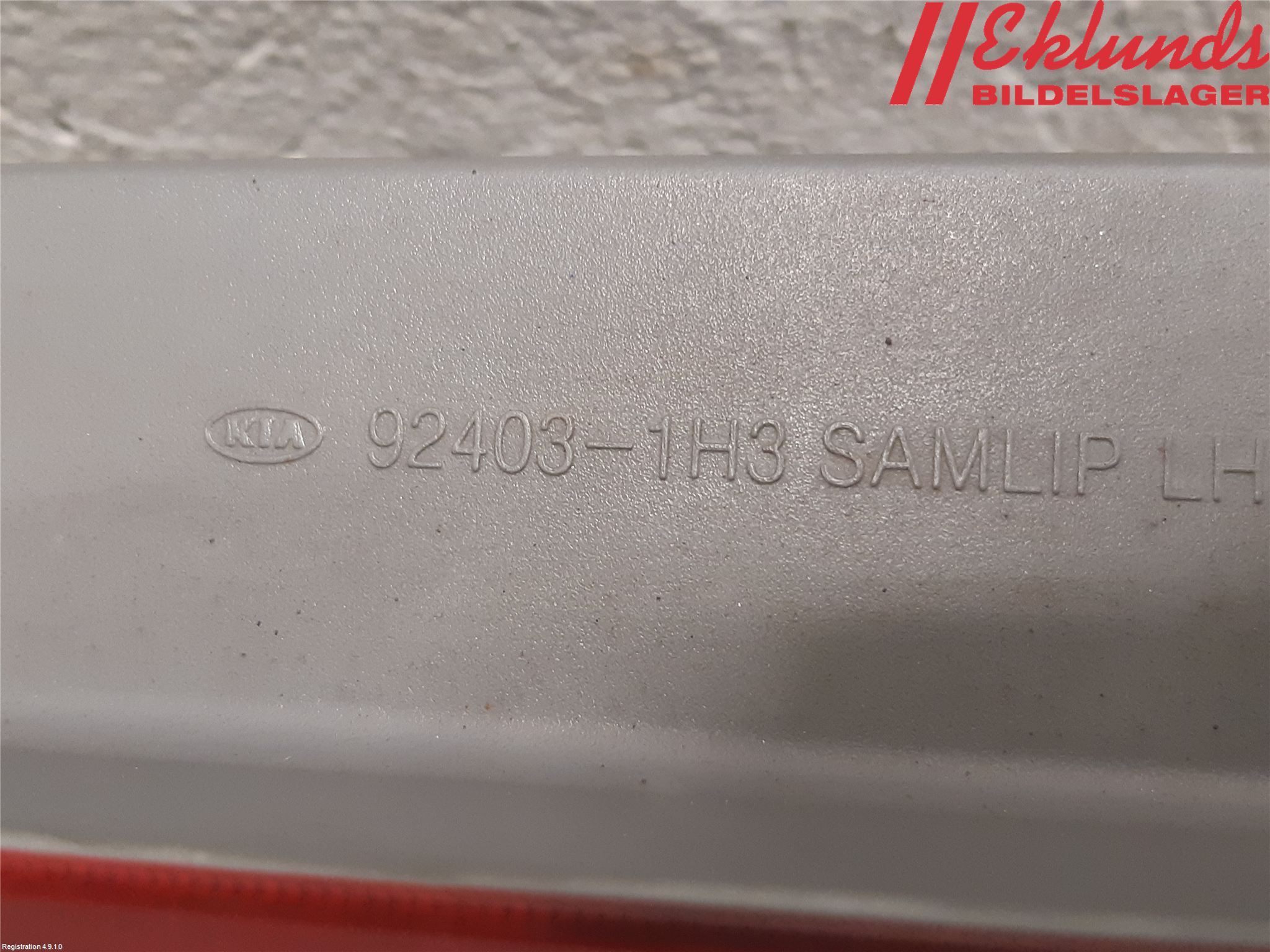 Kia CEED 06-12 Bakljus Vänster