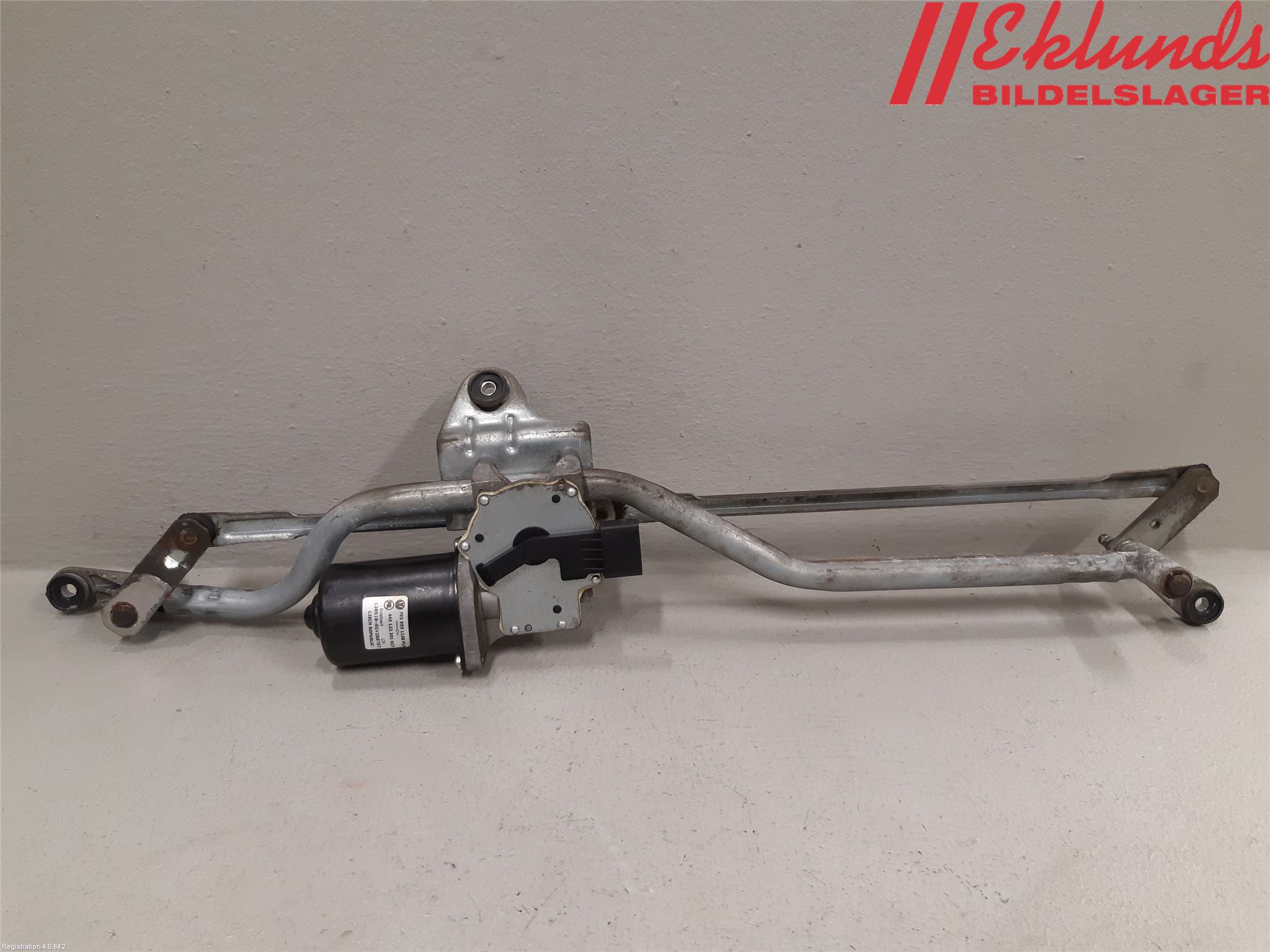 Volkswagen VW TRANSP/CARAVELLE (T5) 04-15 Torkarmotor Vindruta