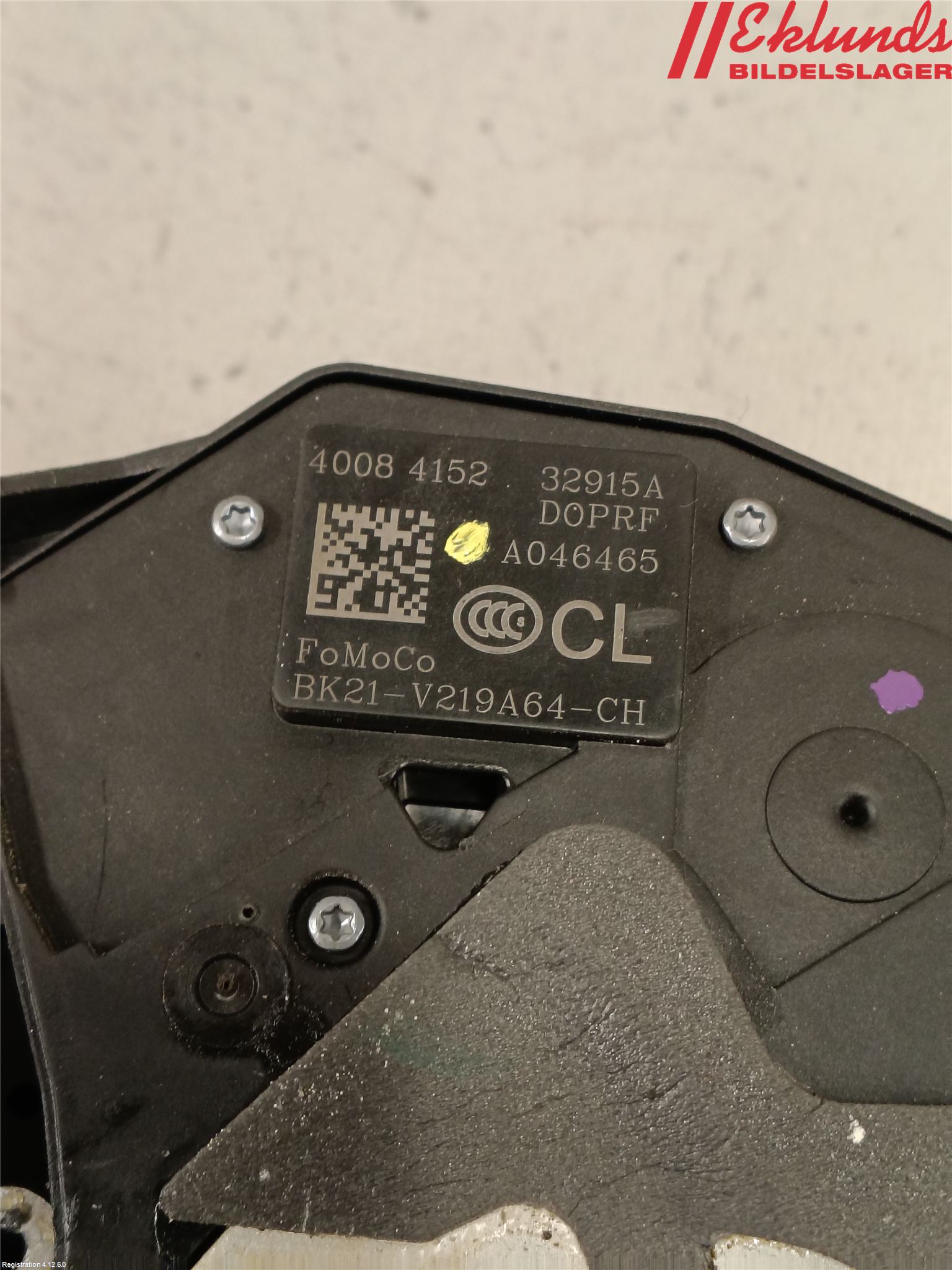 Ford TRANSIT SKÅP/BUSS 14-22 Låskista-Dörrlås