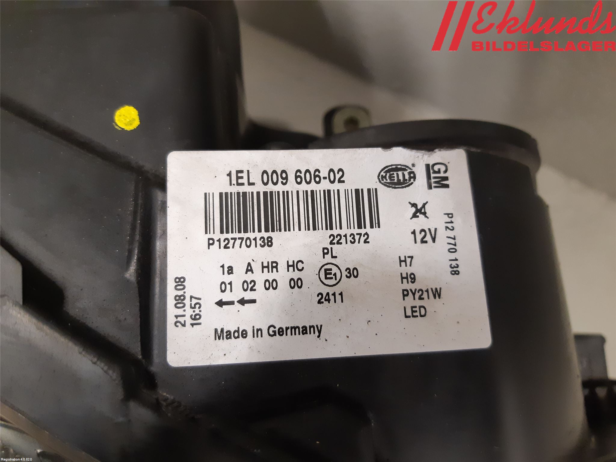 Saab 9-3 VER2/VER3 08-15 Strålkastare Höger