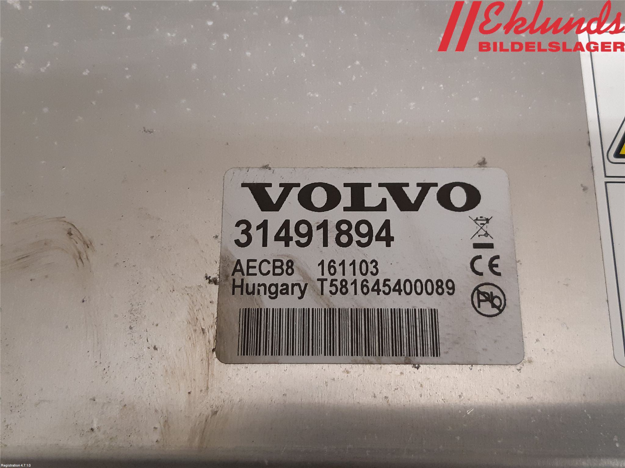 Volvo XC90/RECHARGE 16- Batteriladdare Högspänning