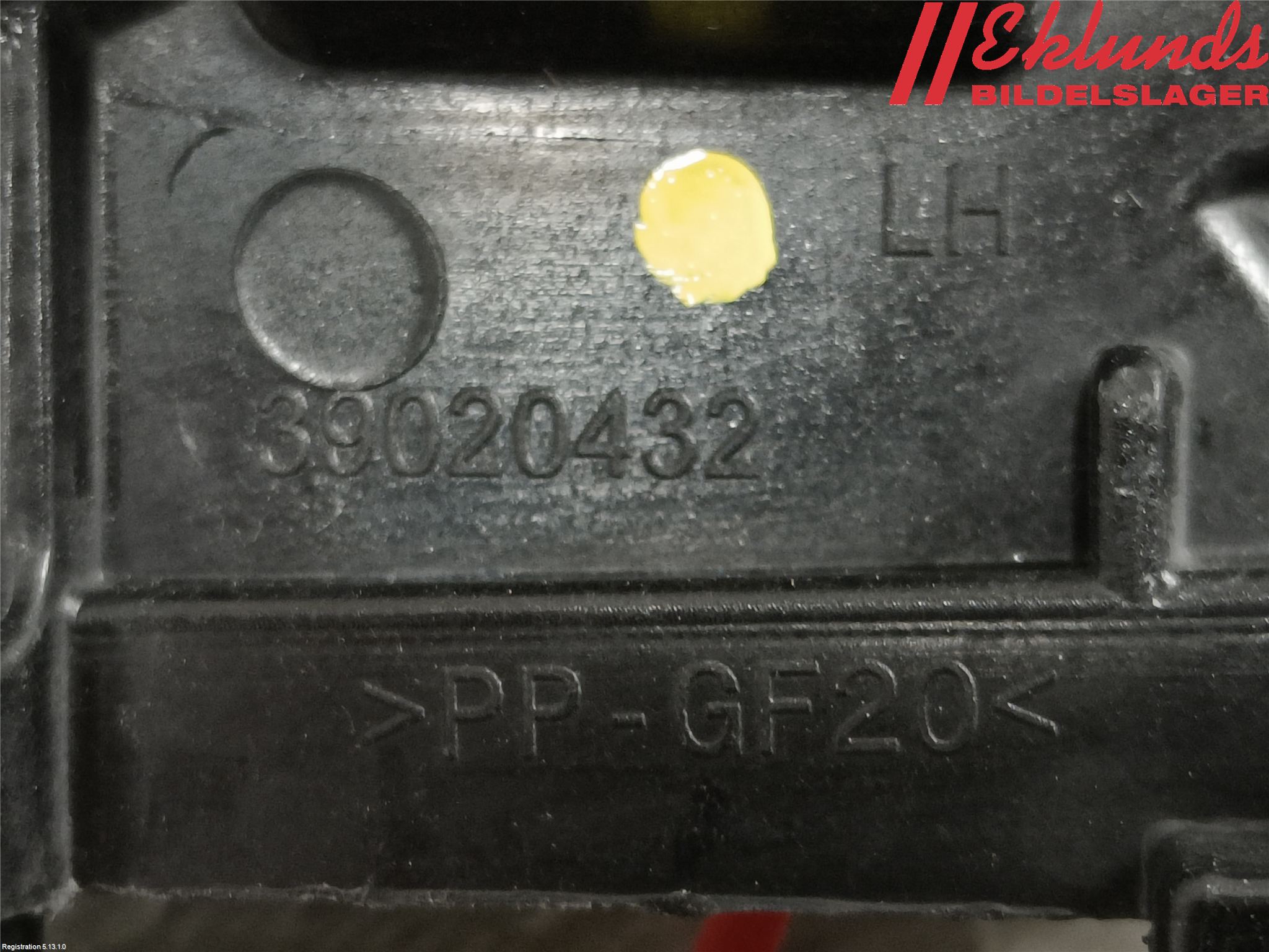 Opel ASTRA K 16-22 Stötfångarfäste Fram Vä