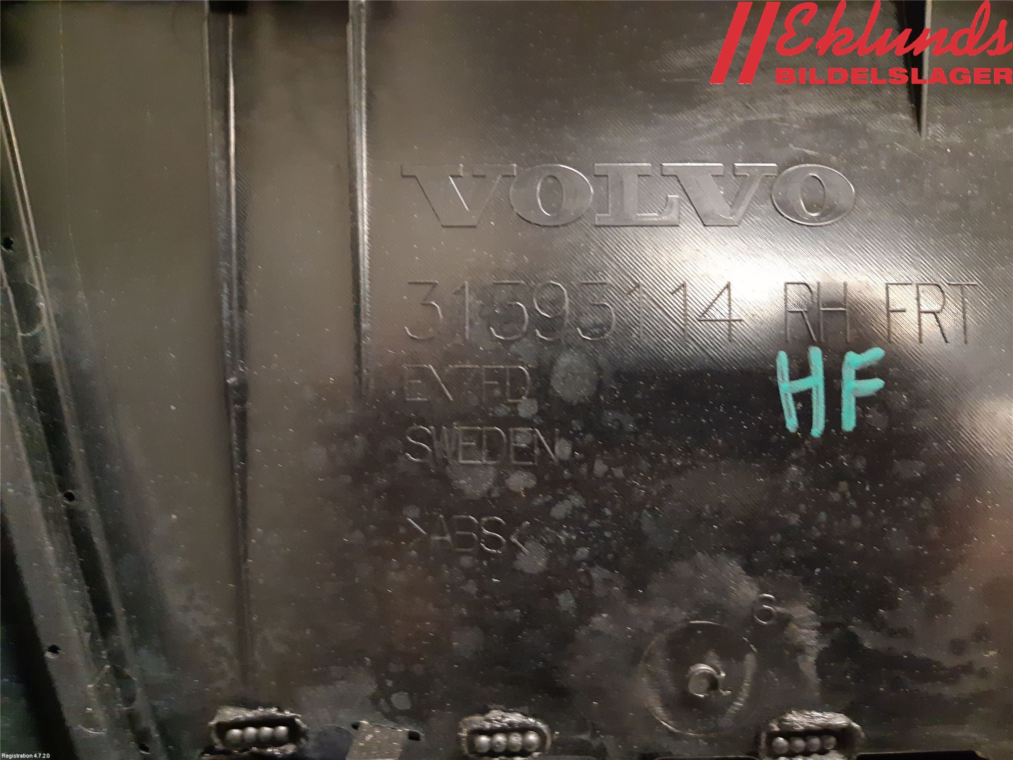 Volvo XC90/RECHARGE 16- Dörrklädsel Hö