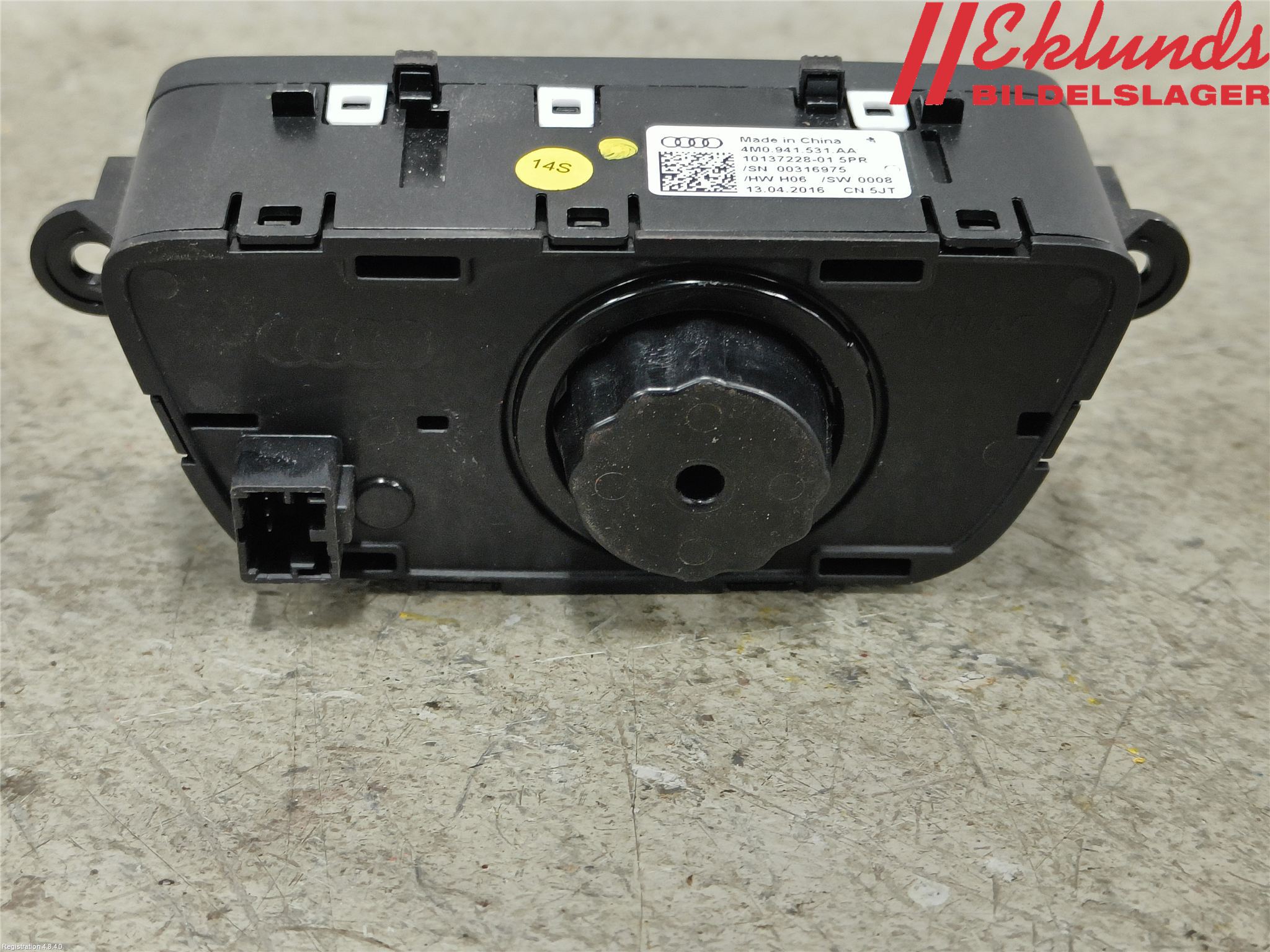 Audi A4/S4 B9 16-19 Strömställare Ljus