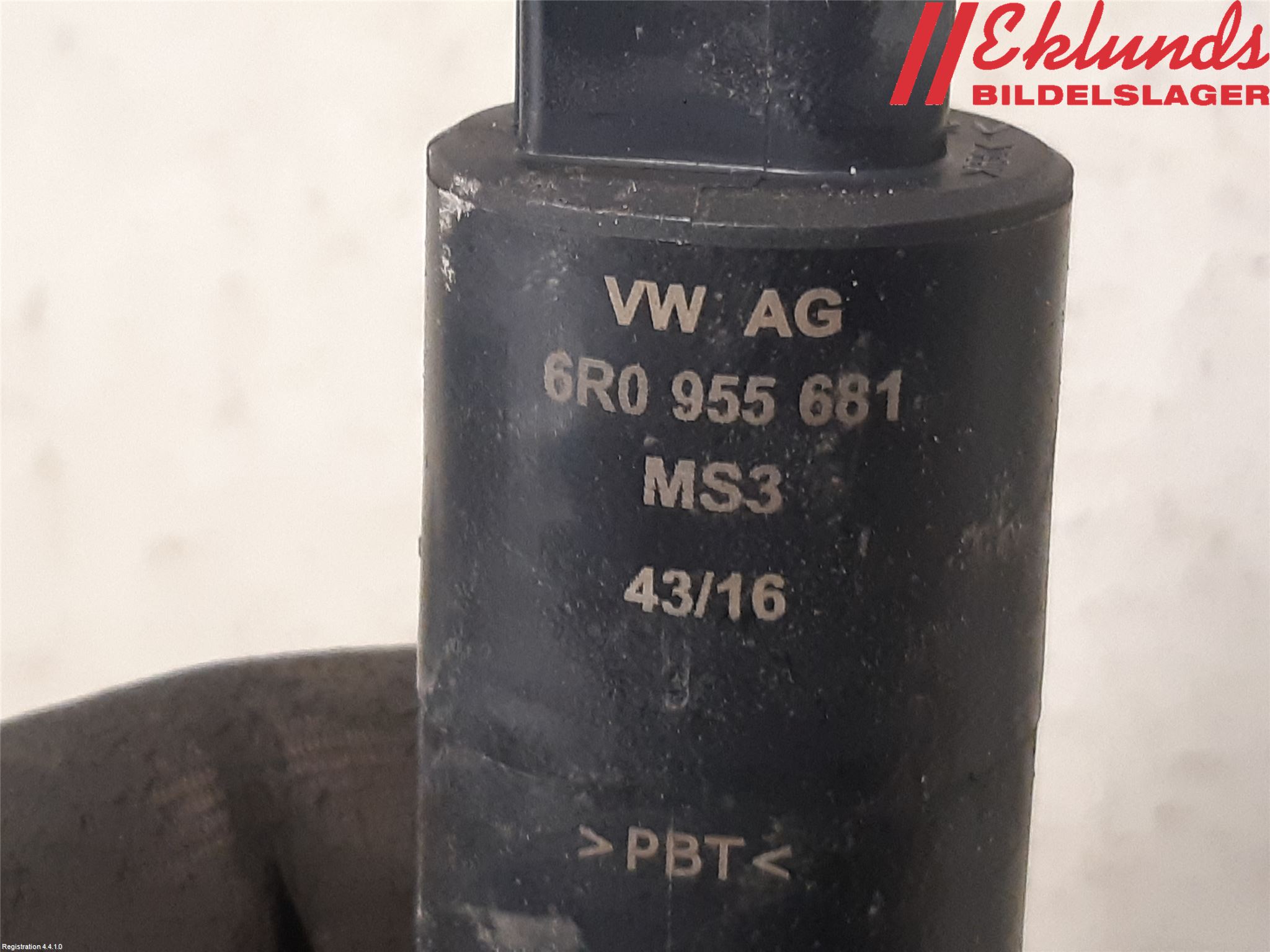 Volkswagen VW GOLF / E-GOLF VII 13-20 Spolarpump Högtryck