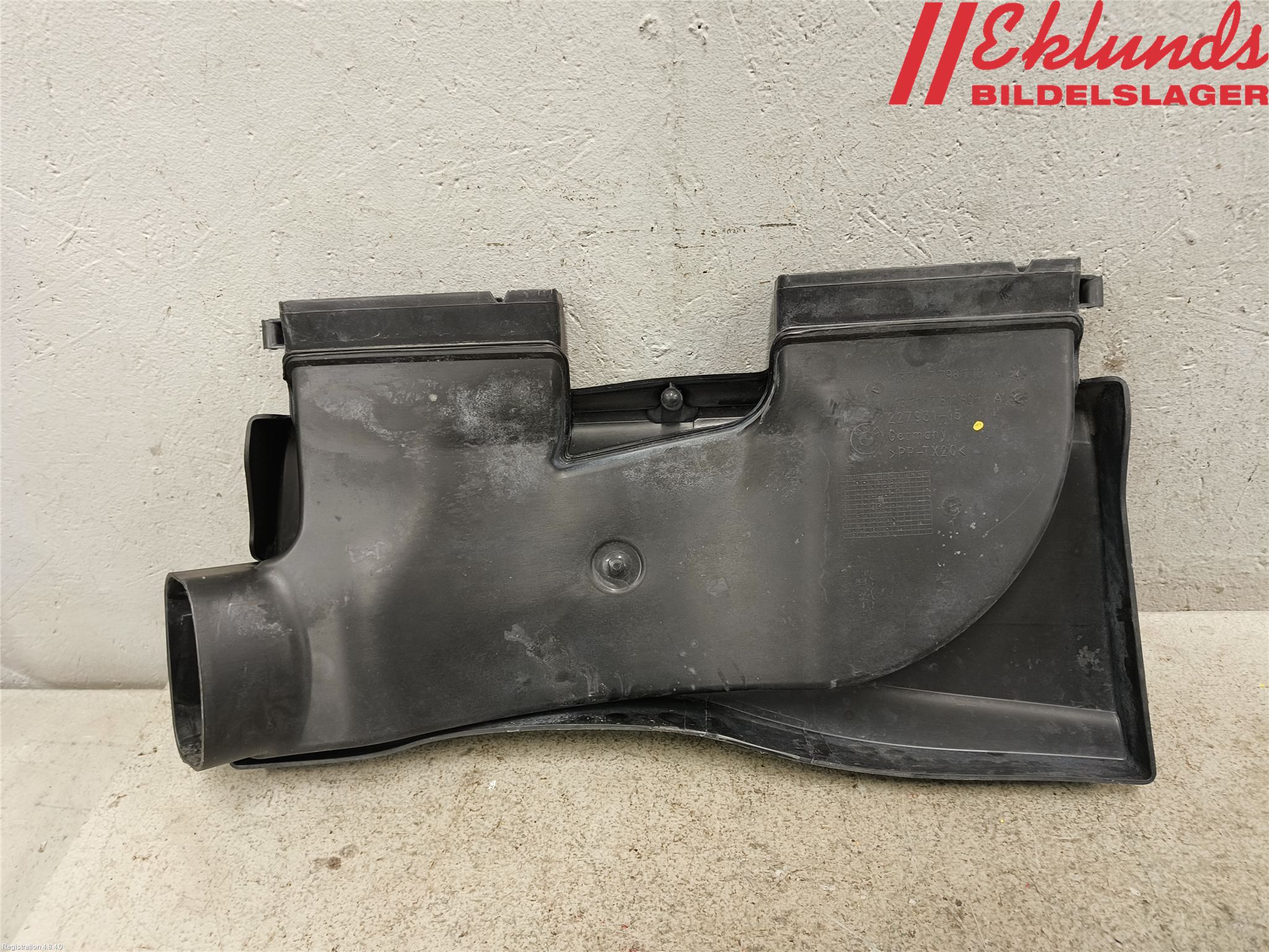 BMW X1 E84 10-15 Deflektor Plåt-Plast Kylning