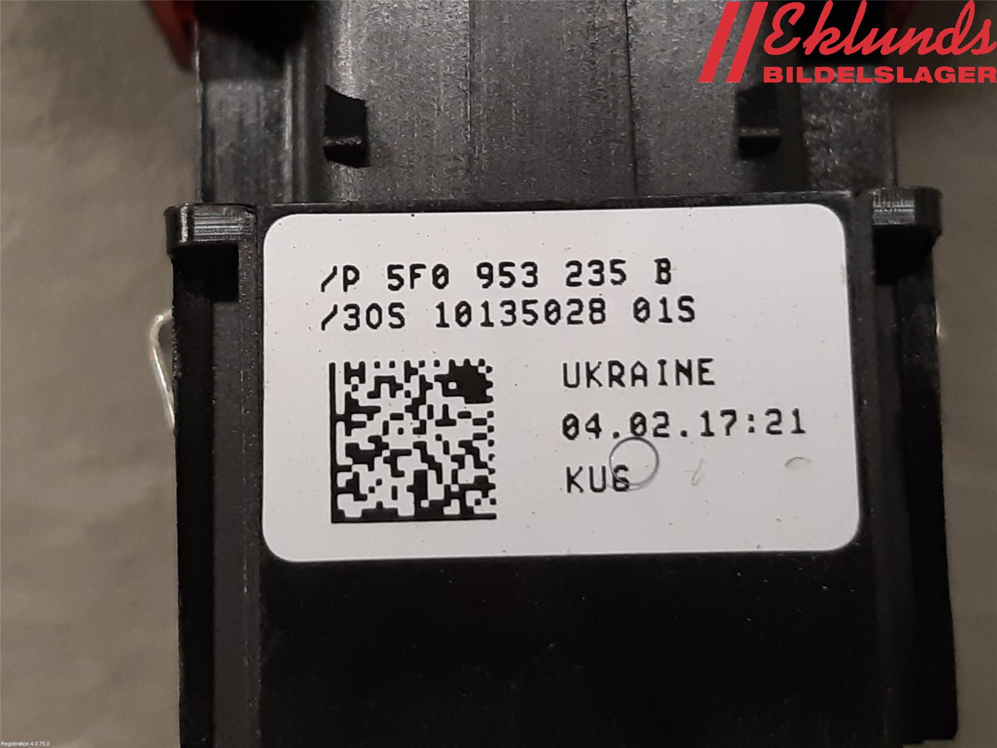 Seat ATECA 16->> Strömställare Varnings