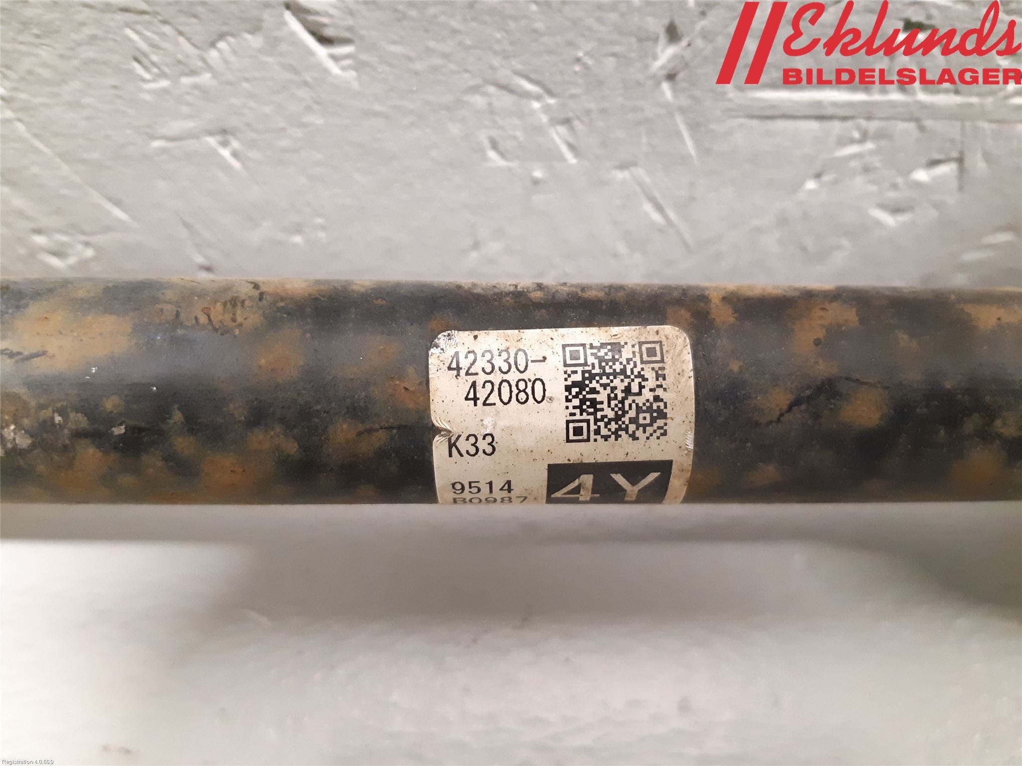 Toyota RAV4 19- Drivaxel Bak Höger