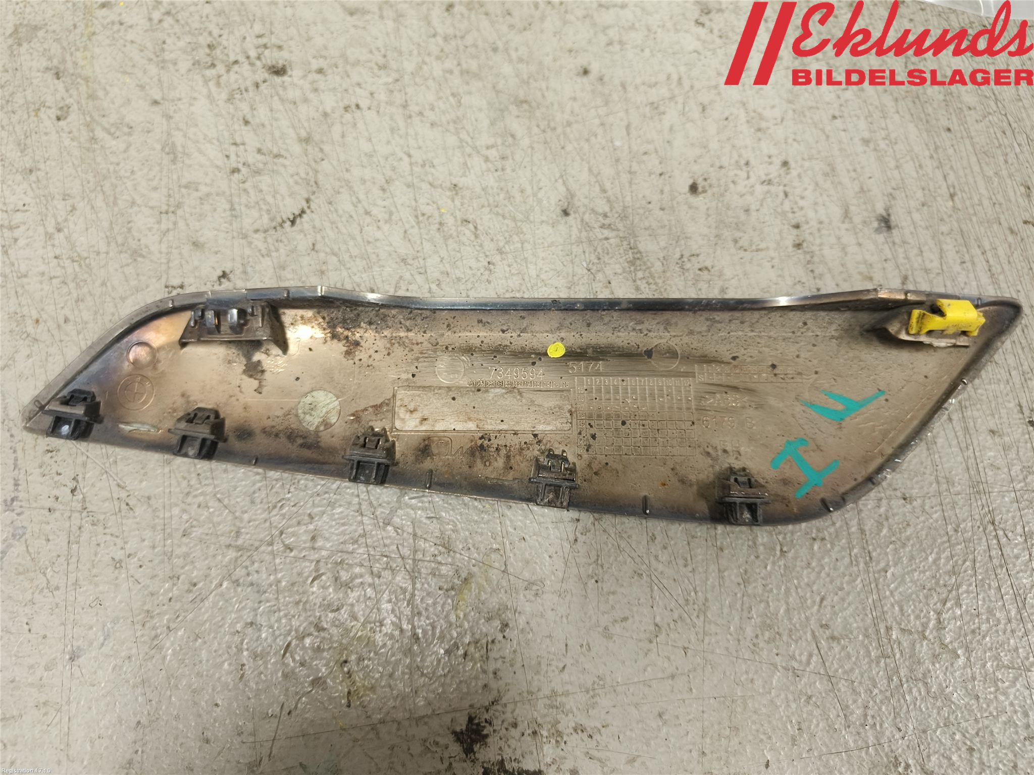 BMW 5 G30/G31/F90 17-23 List Framskärm Hö