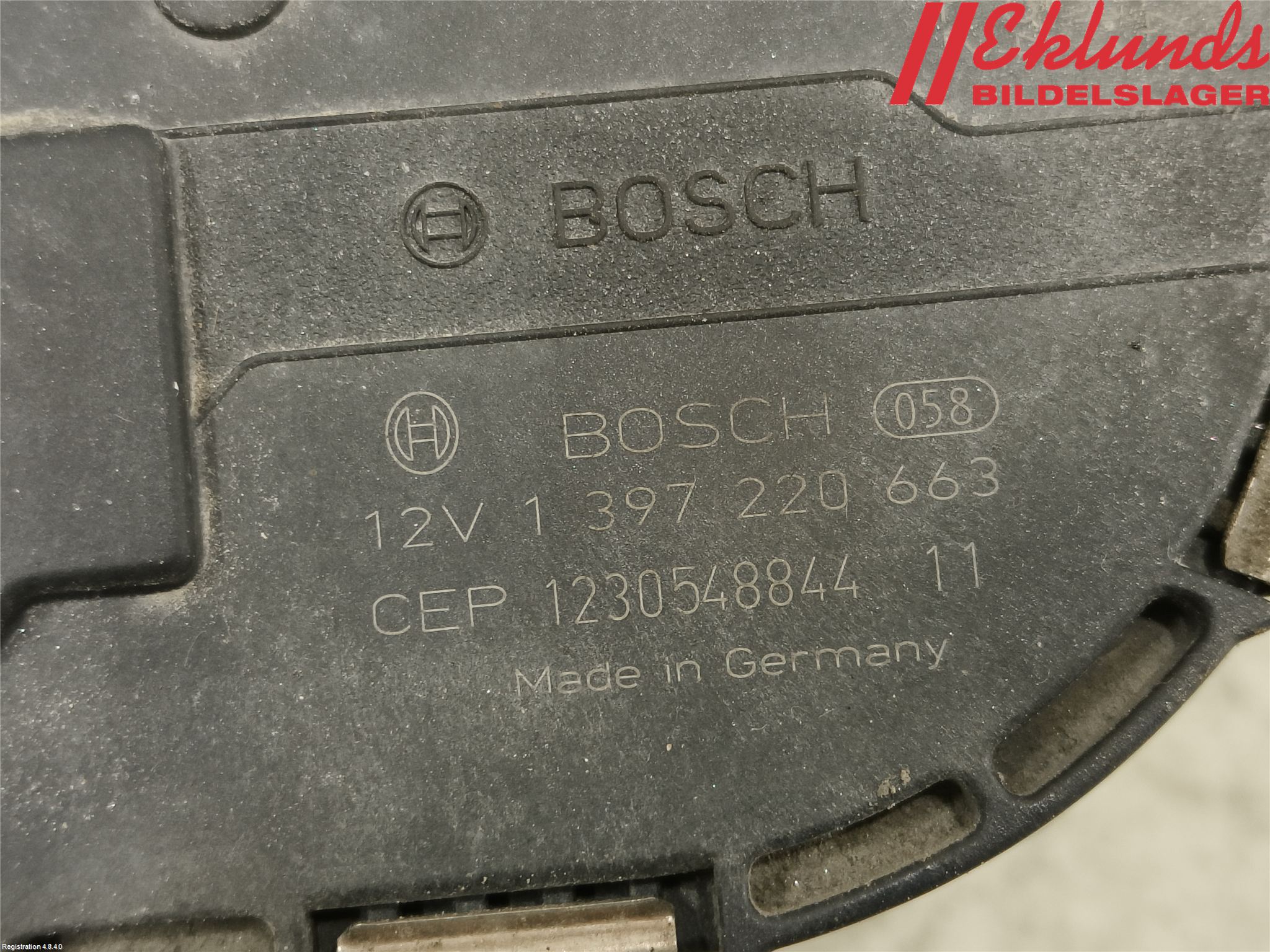 Volkswagen VW GOLF / E-GOLF VII 13-20 Torkarmotor Vindruta