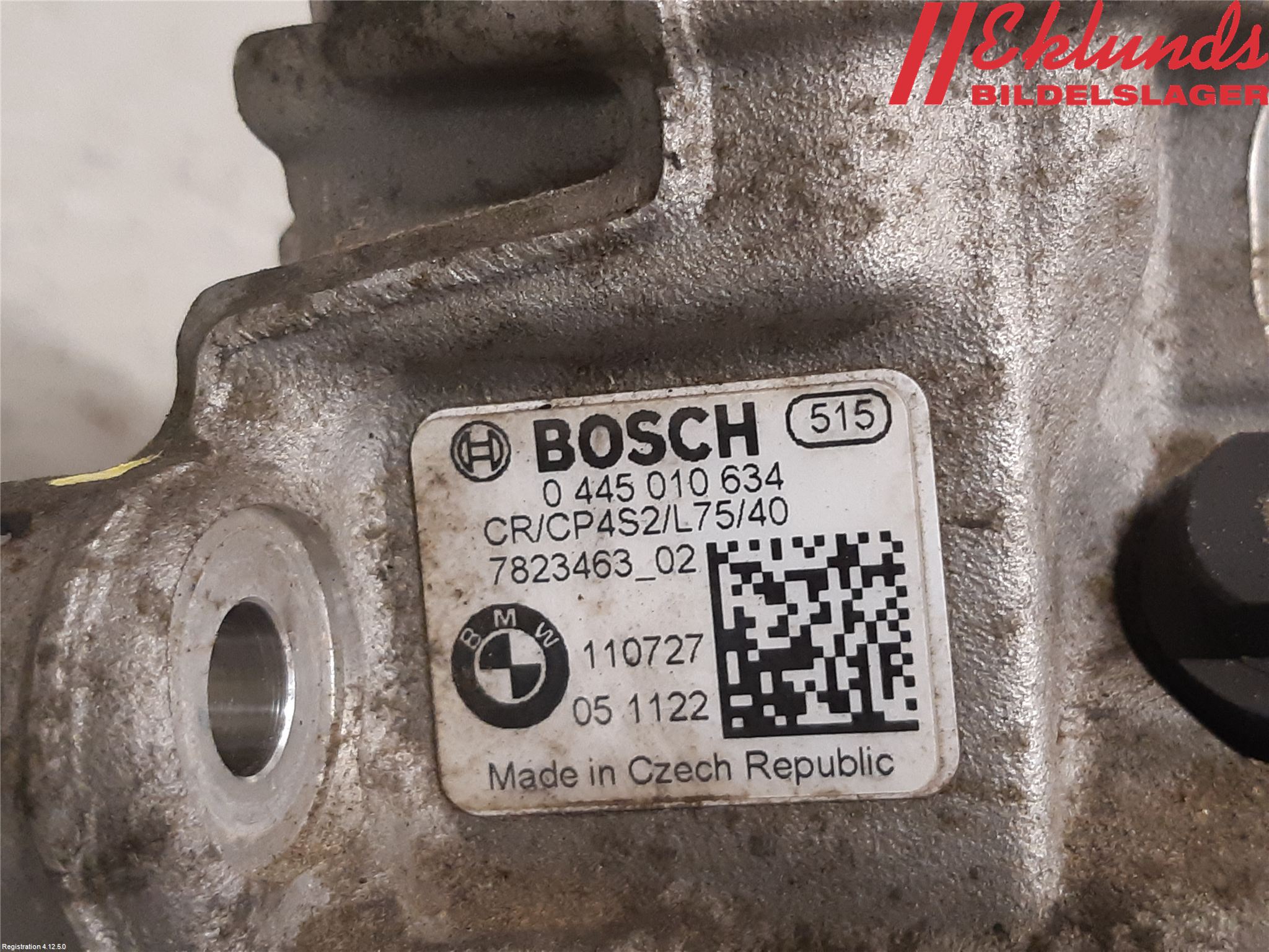 BMW X3 F25 10-17 Bränsle Insppump Diesel