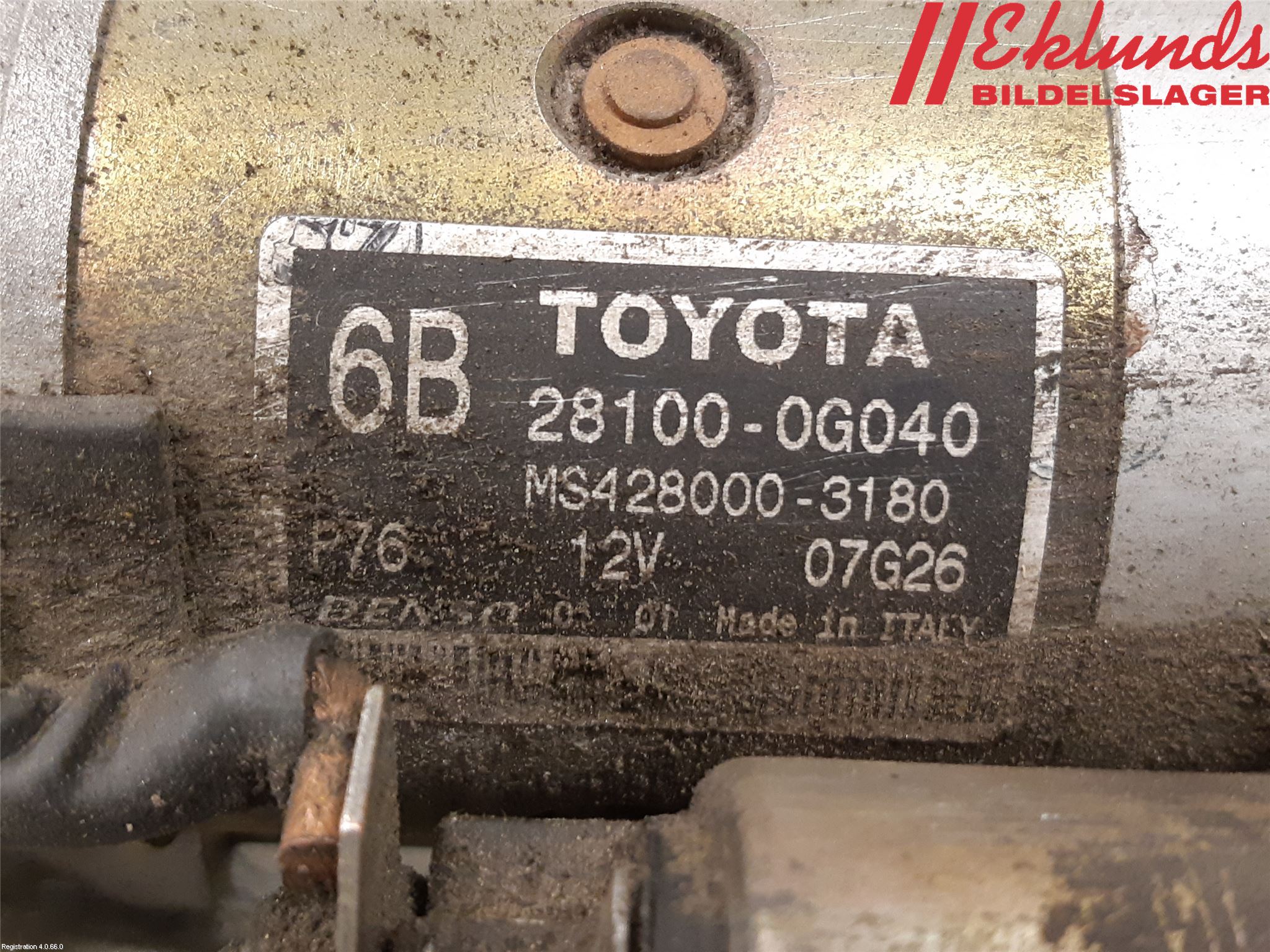 Lexus IS 220d/250/350 06-13 Startmotor Diesel