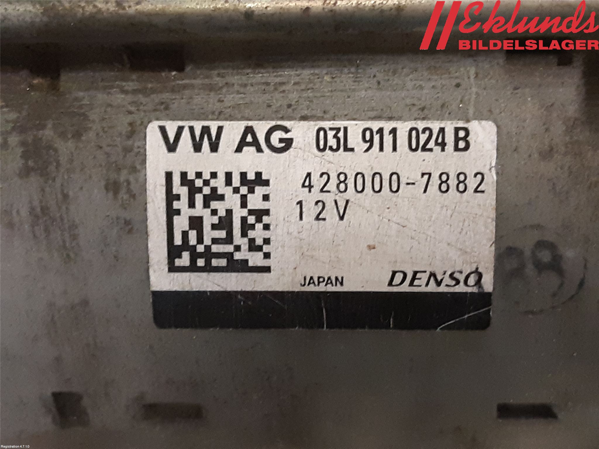 Audi A6/S6 4G 11-18 Startmotor Diesel