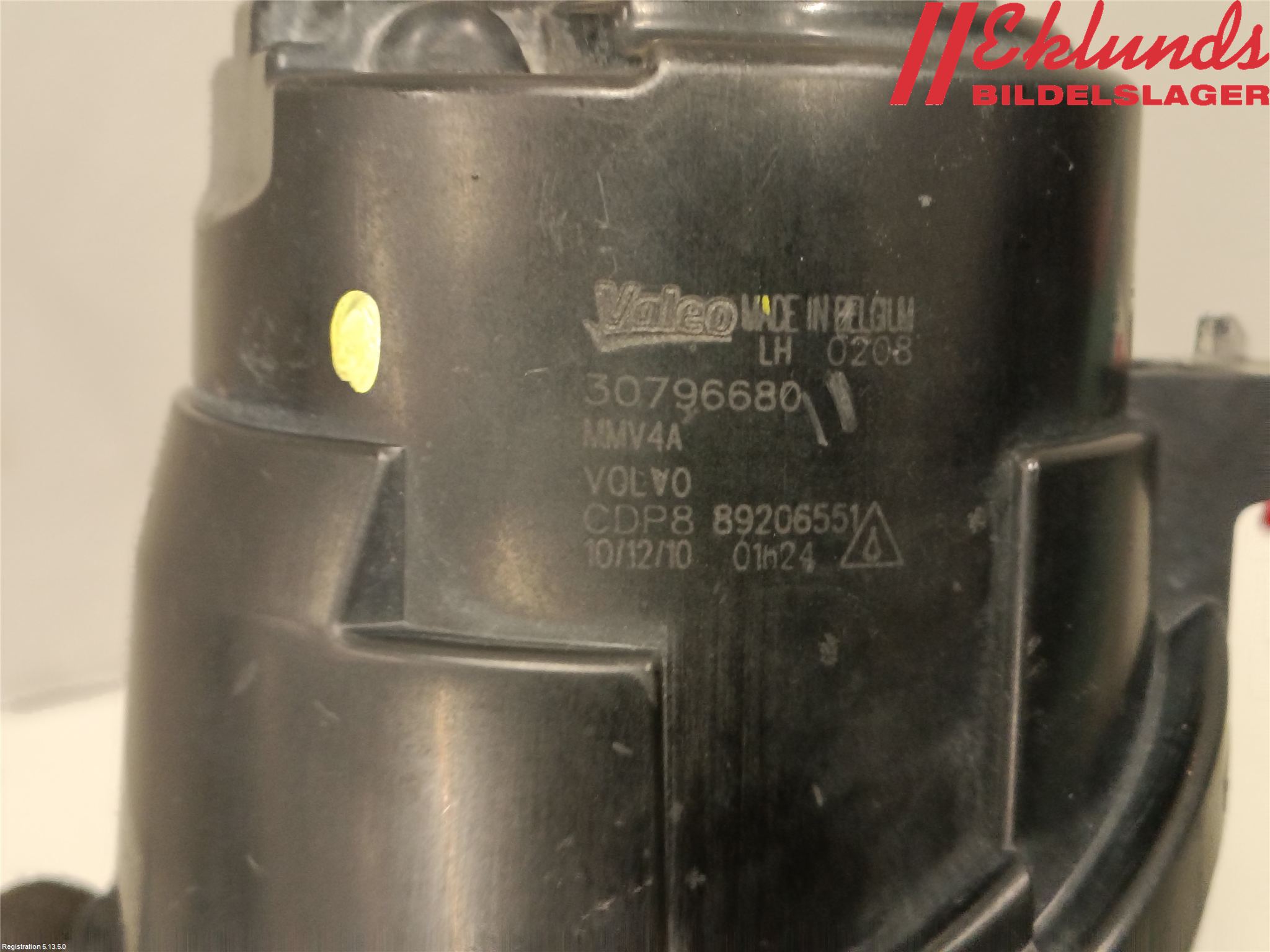 Volvo C30 10-13 Dimljus-Varselljus Fram