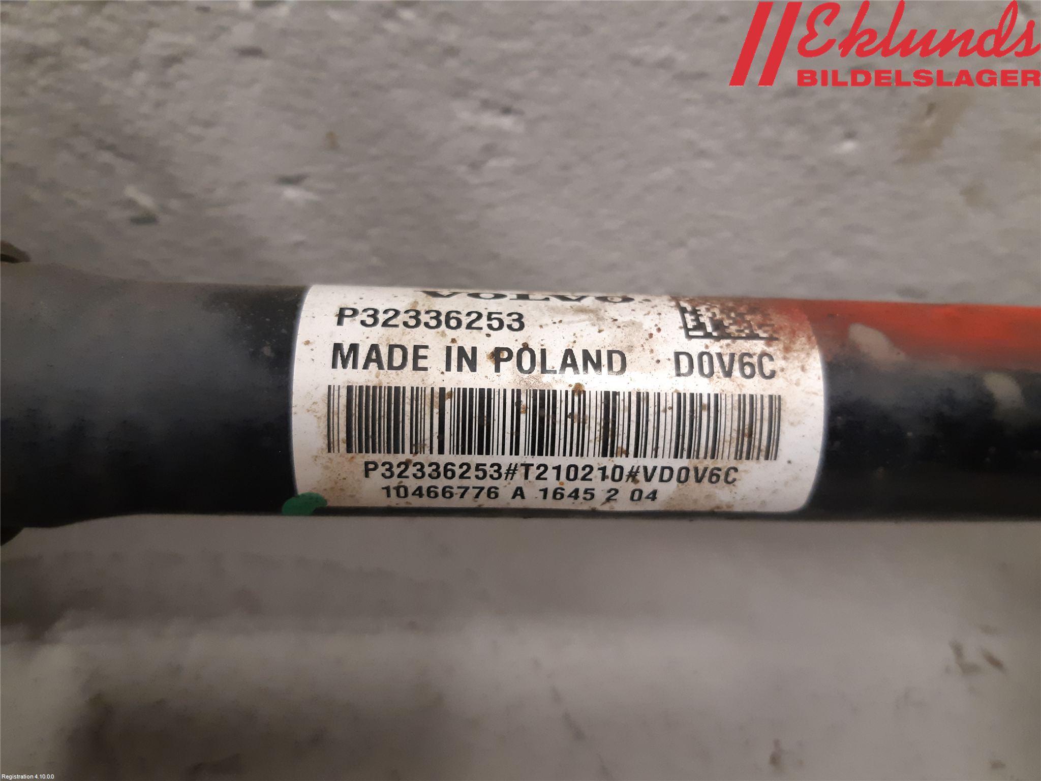 Volvo XC60 18- Drivaxel Fram Vänster