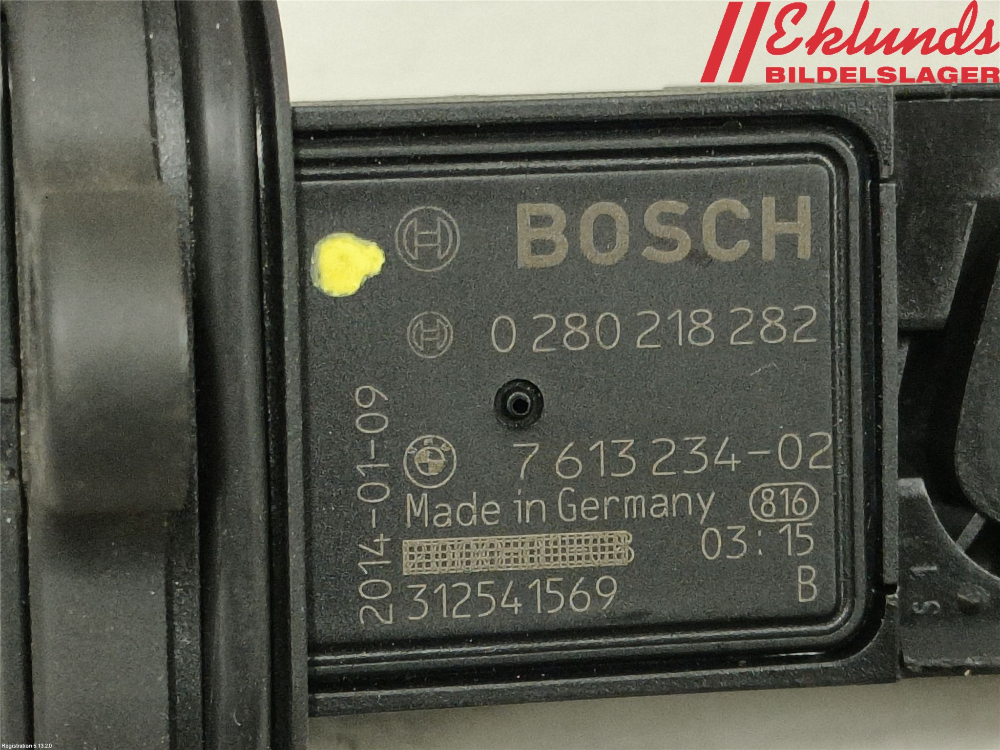 BMW 5 F10/F11/F18 09-17 Injluftmassamätare