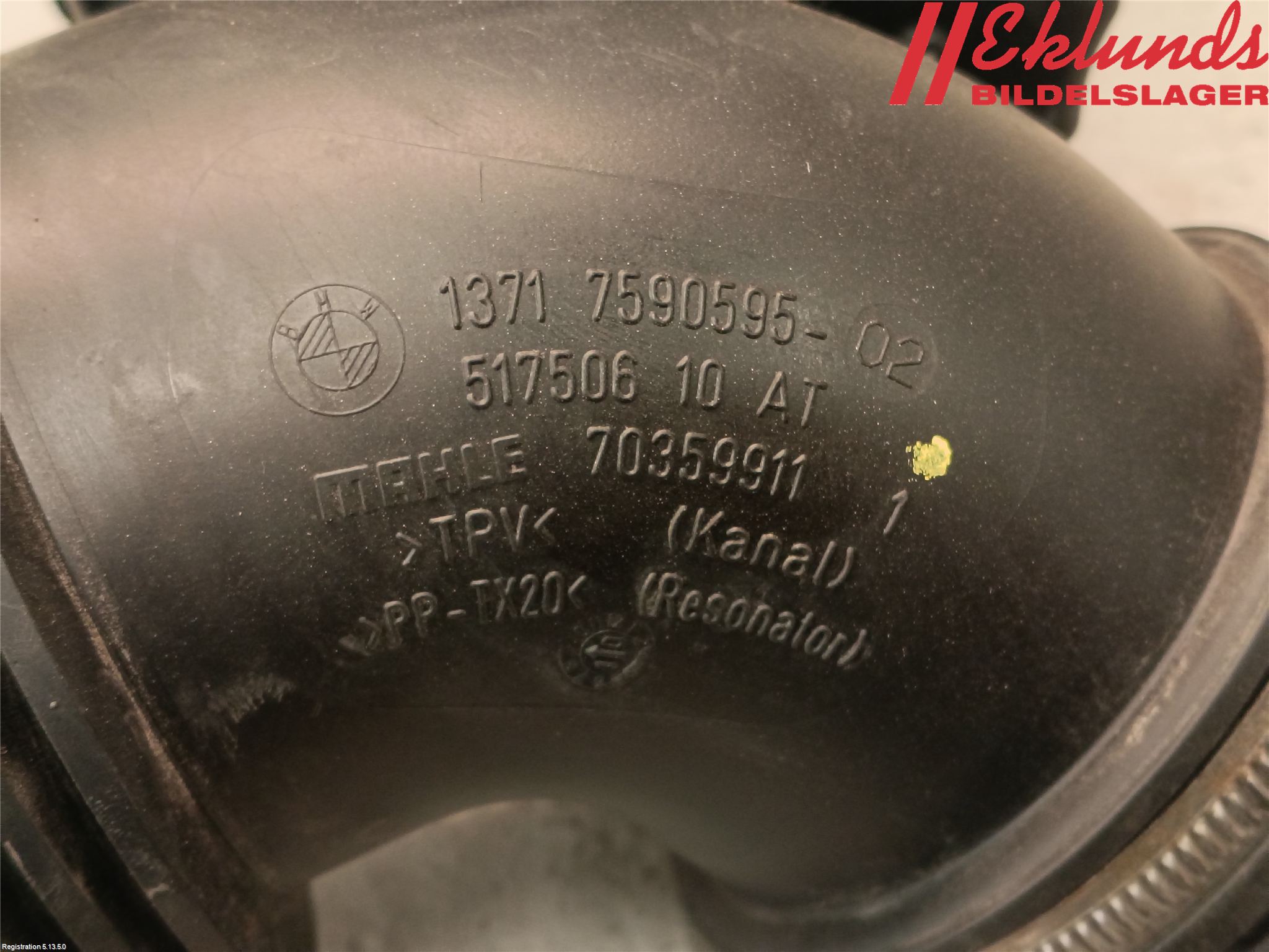 BMW 5 F10/F11/F18 09-17 Injgummibälg-Slang