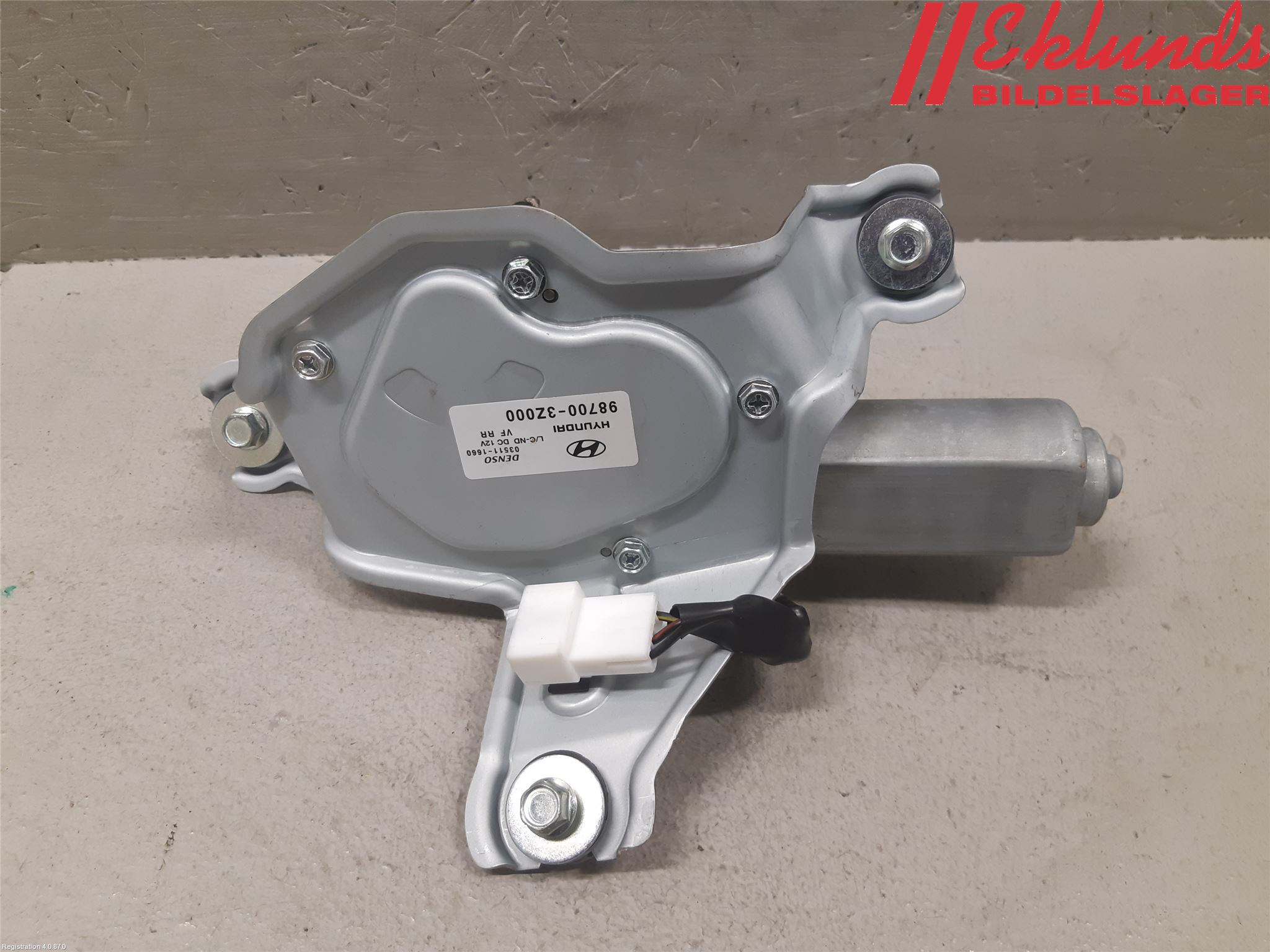 Hyundai i40 16-18 Torkarmotor Baklucka
