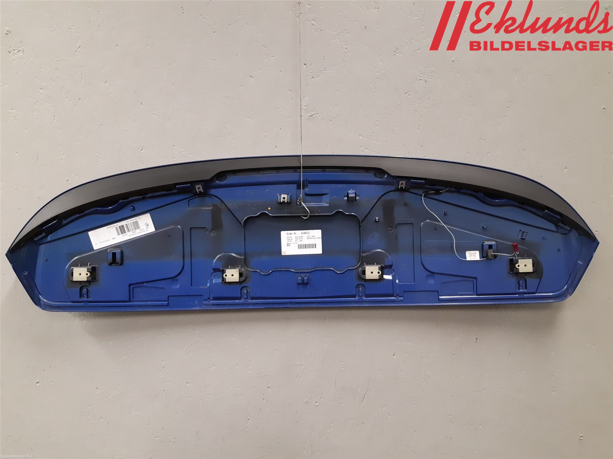 BMW 3 F30/F31/F80 12-19 Spoiler Baklucka