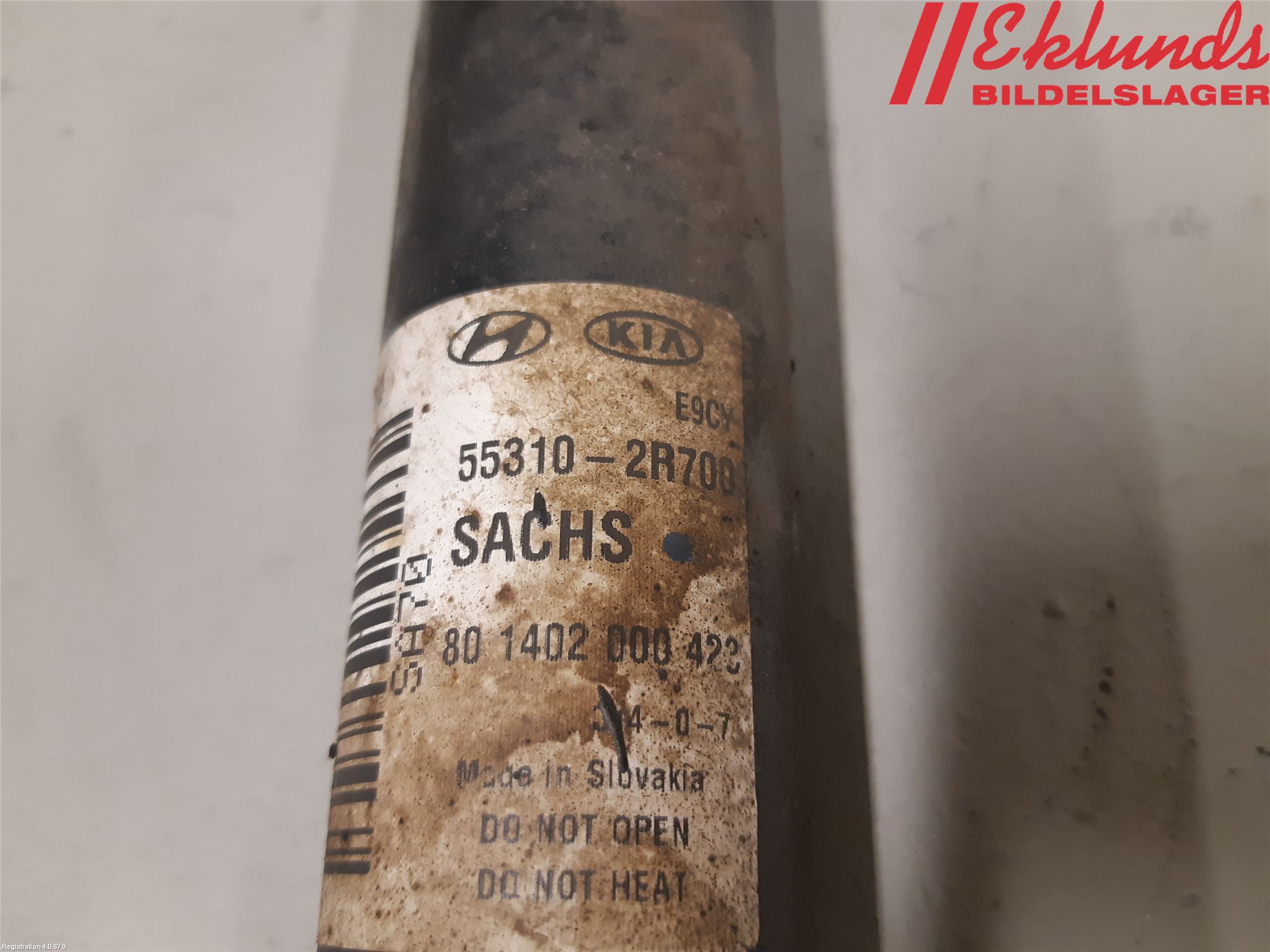 Hyundai i30 FD 07-12 Stötdämpare Bak